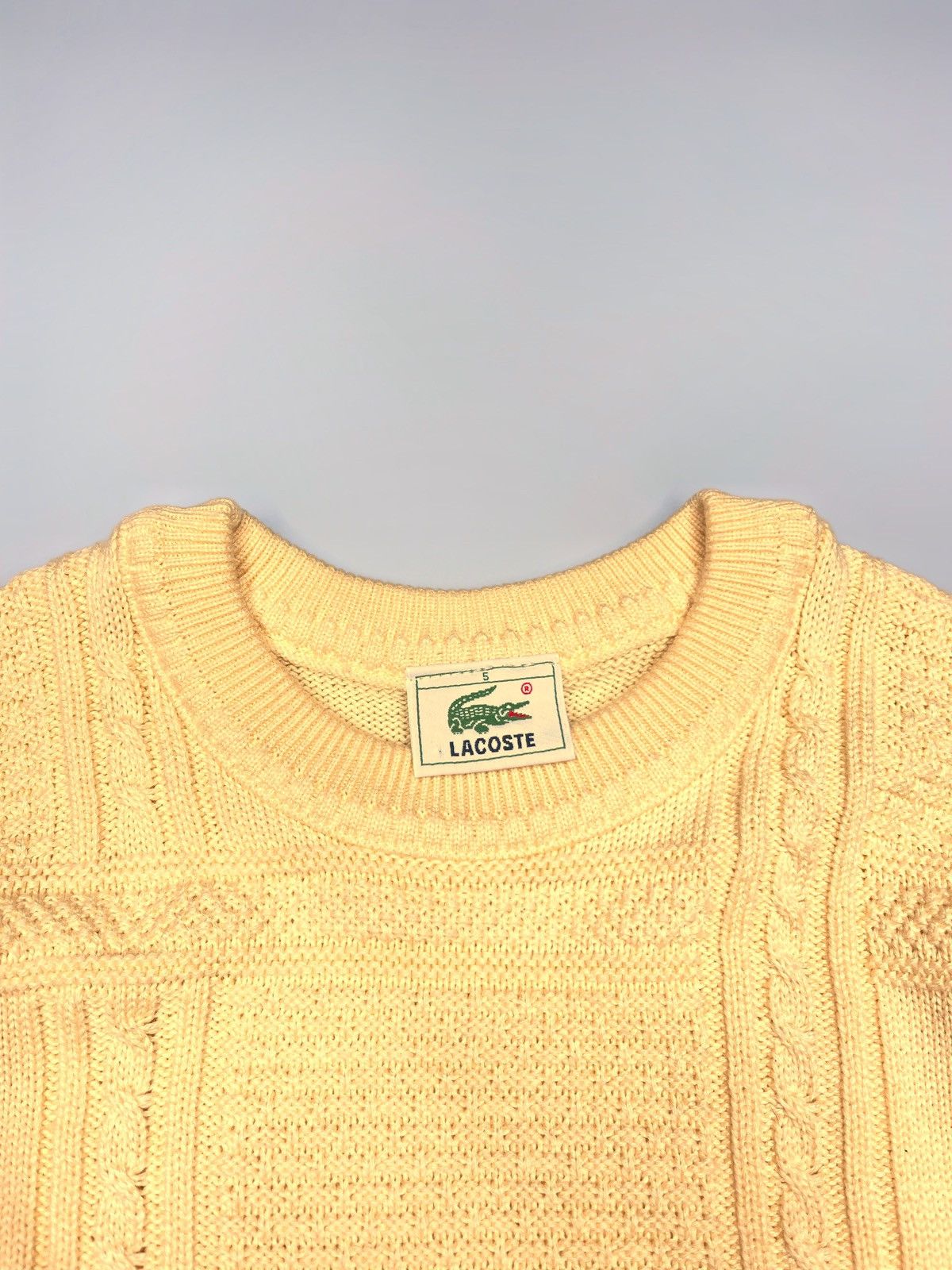 Lacoste × Vintage RARE Vintage 90’s Lacoste Sweater Y2k Size US L / EU 52-54 / 3 - 5 Thumbnail