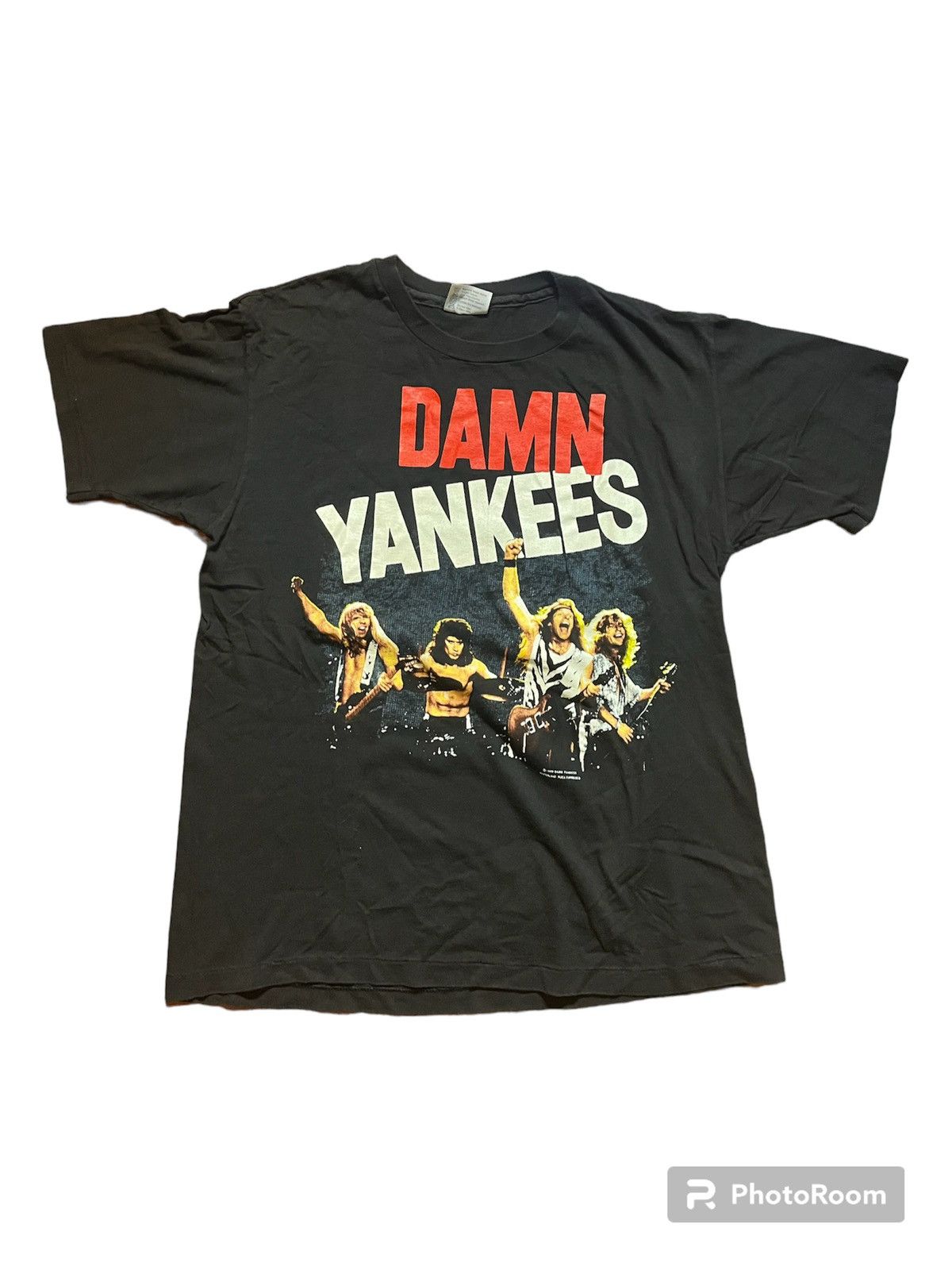 1990 Damn Yankees world tour T shirt
