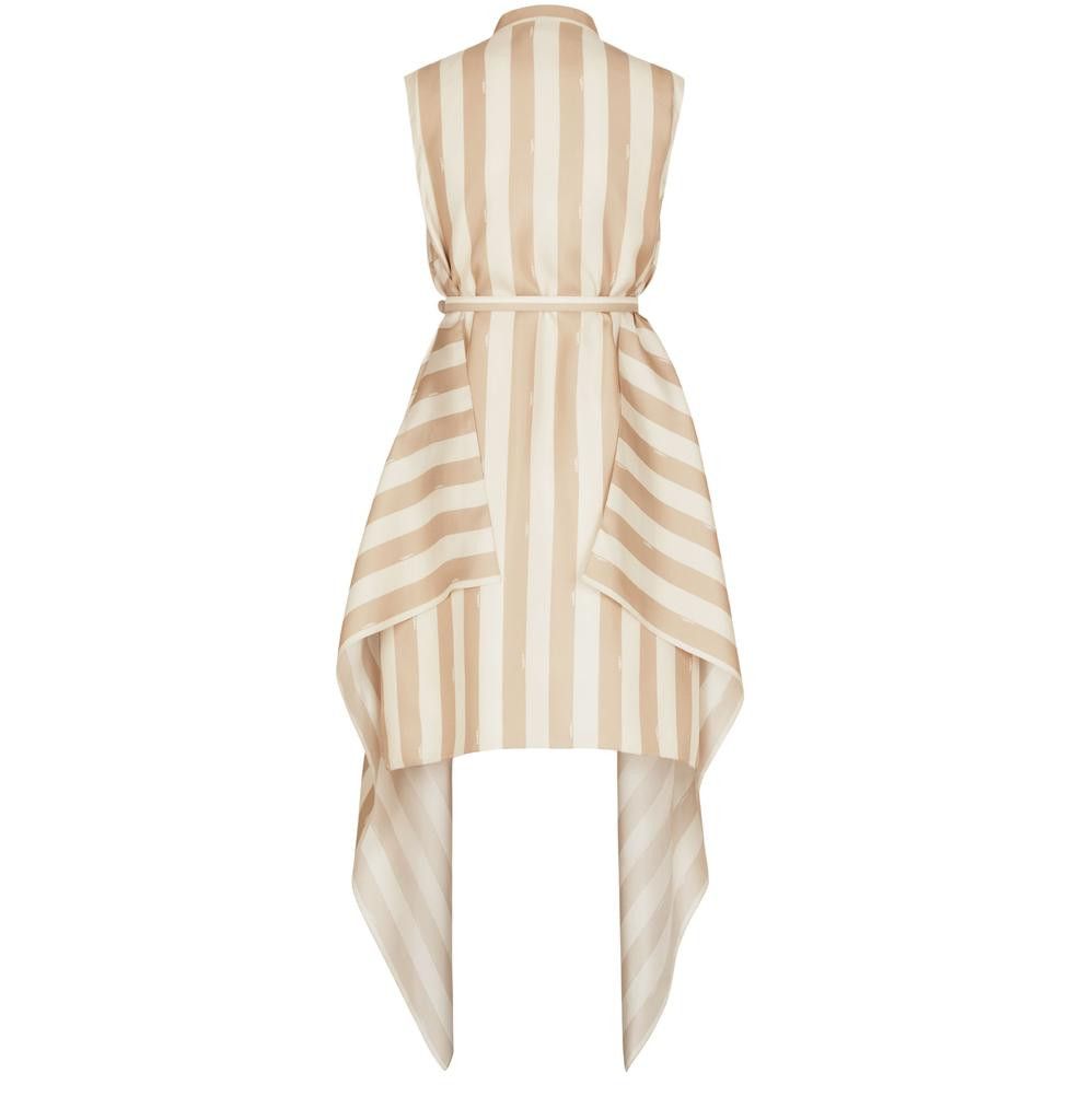Fendi o1s1wg110525 Dress in Beige Size M / US 6-8 / IT 42-44 - 2 Thumbnail