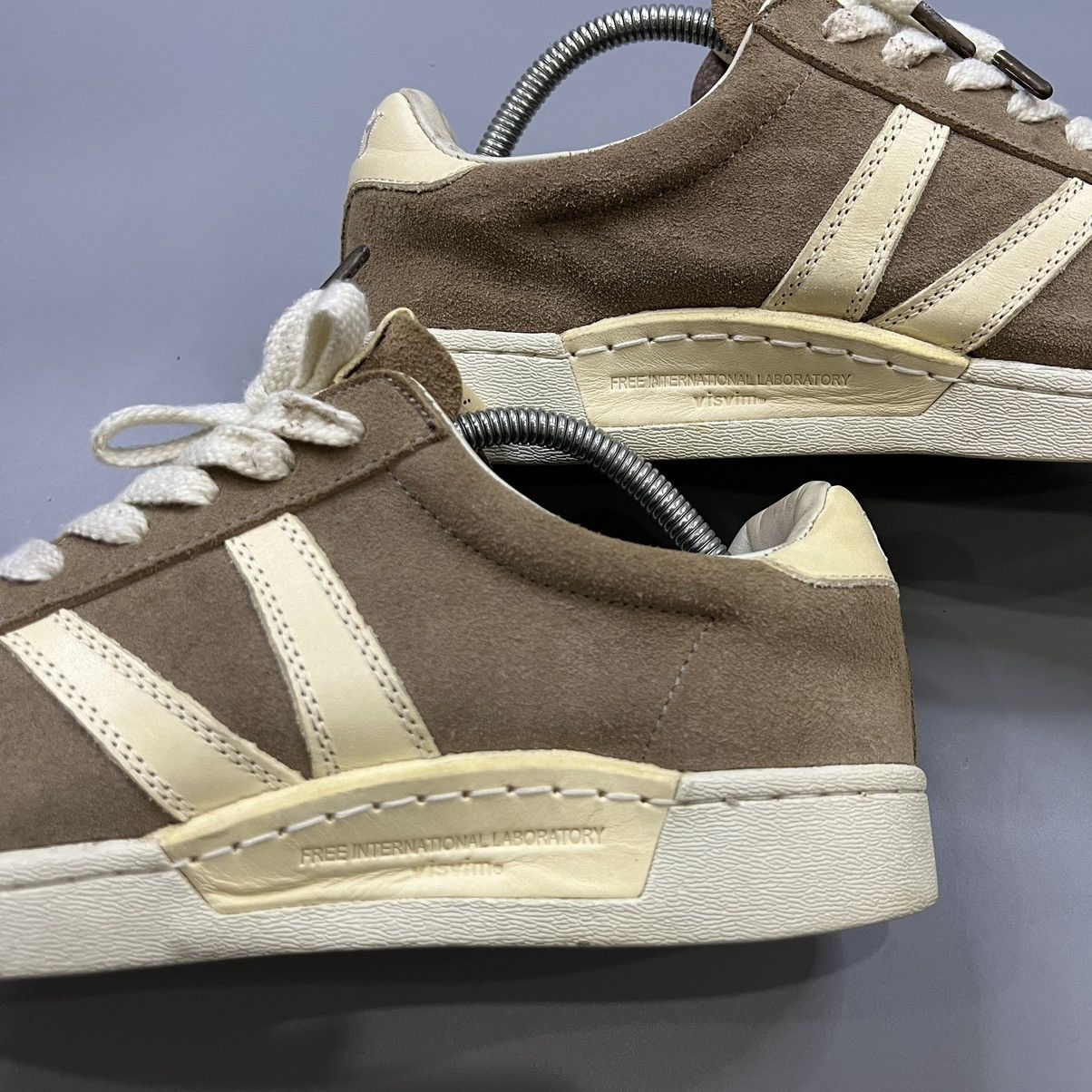 Visvim Visvim Corda-Folk Leather Trimmed Suede Sneaker Size US 9 / EU 42 - 7 Thumbnail