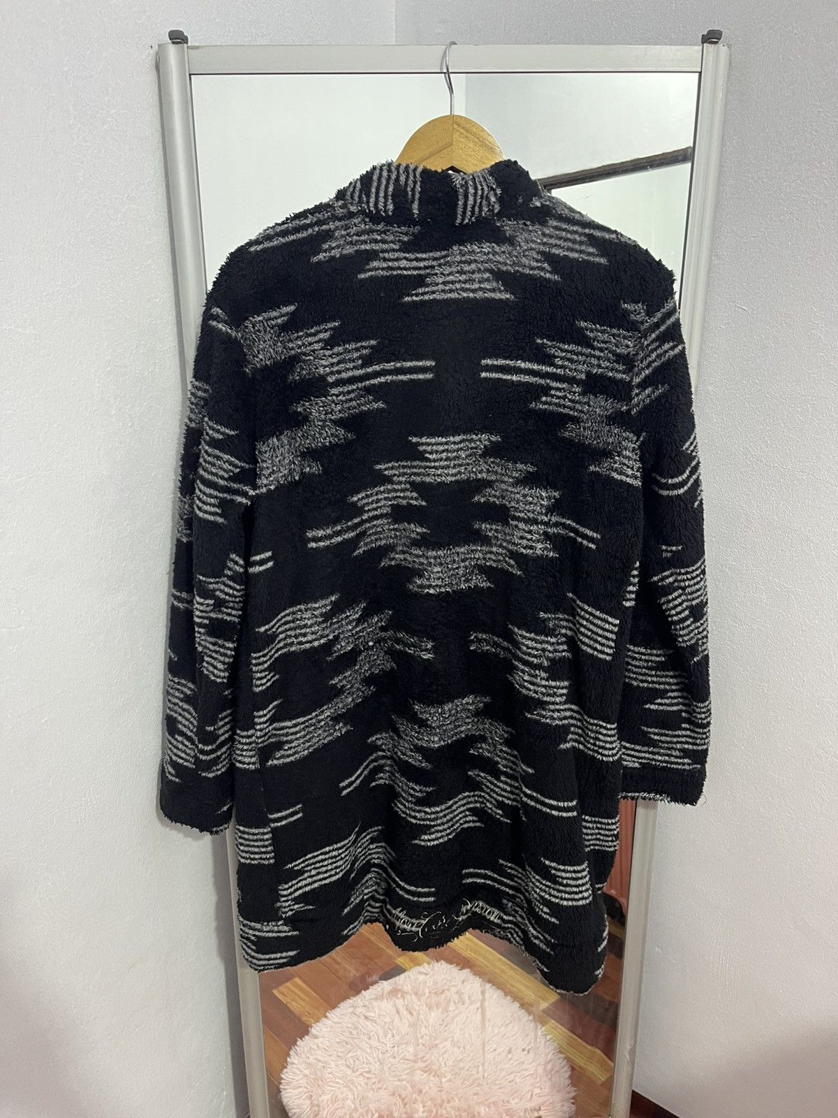 Japanese Brand MCD Mohair Style Fuzzy Cardigan Surf Streetwear Size US M / EU 48-50 / 2 - 8 Thumbnail