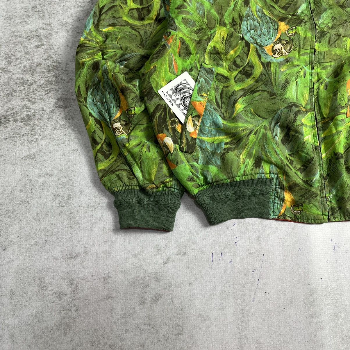 Issey Miyake × Japanese Brand × Tete Homme Vtg Tete Homme Reversible Bomber Jacket Size US M / EU 48-50 / 2 - 10 Thumbnail