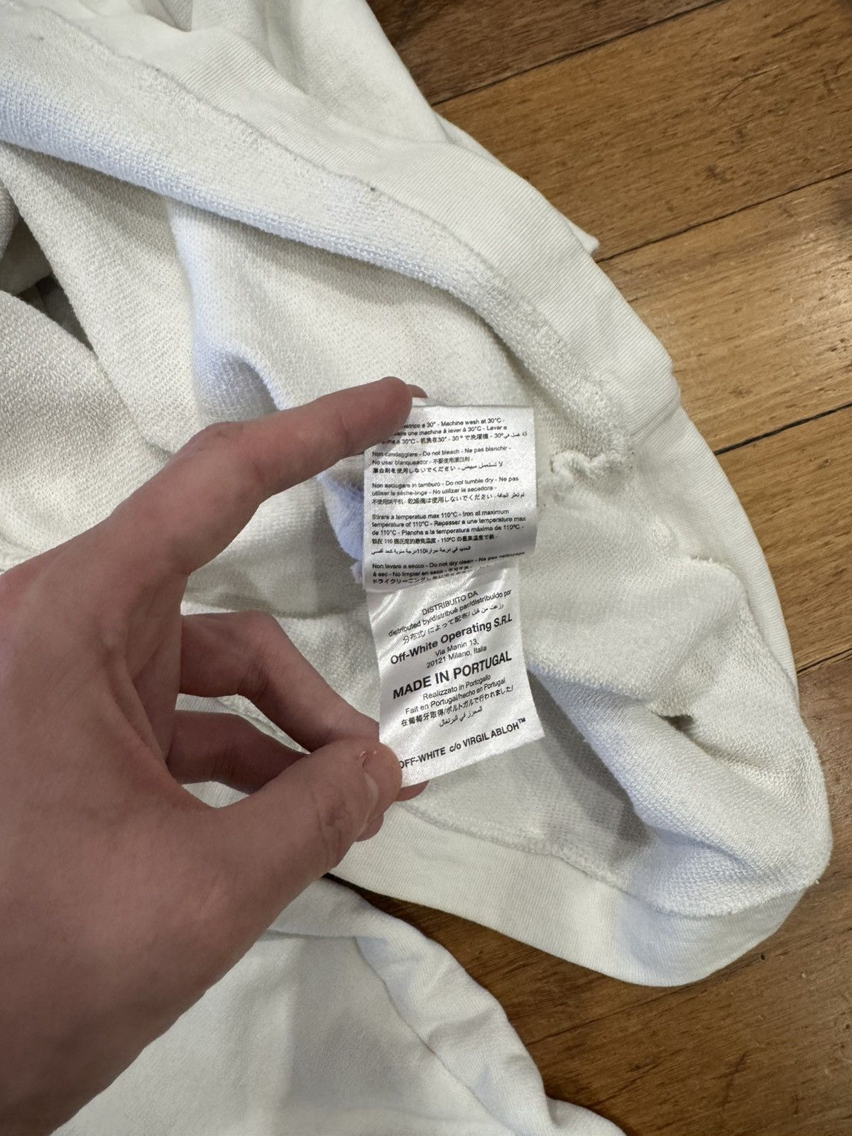 Off-White Off-White Caravaggio Hoodie Size US L / EU 52-54 / 3 - 9 Thumbnail