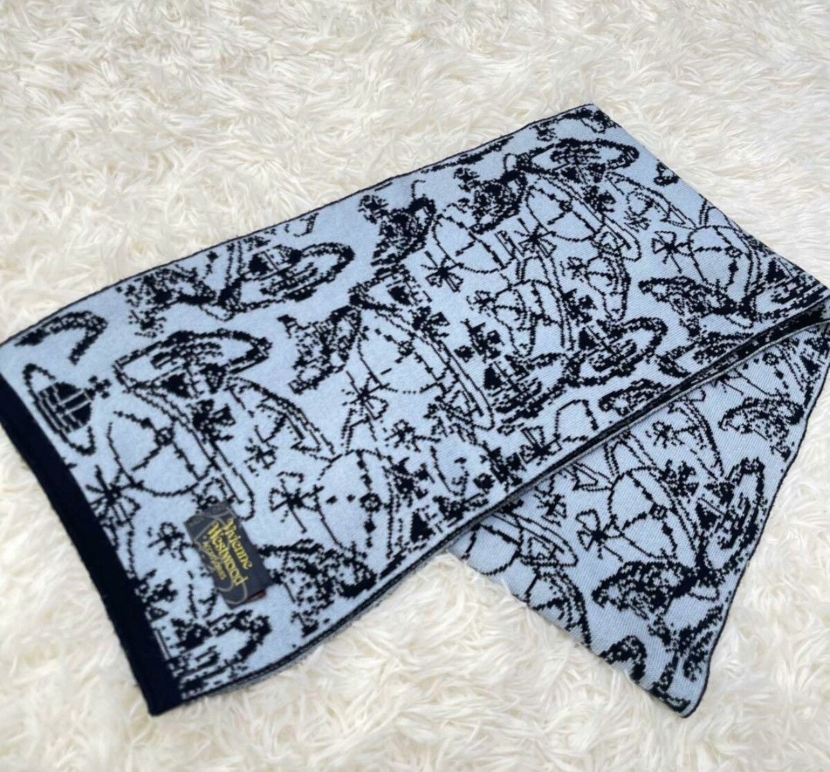 Vivienne Westwood Reversible Scarf Patterned