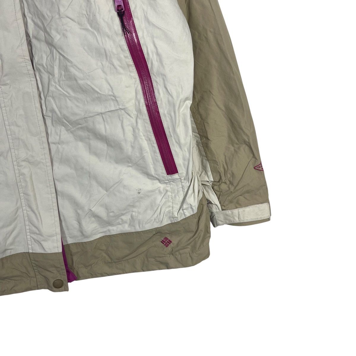 Columbia Vintage Columbia Omni-Tech Hooded Outdoor Rain Jacket Size L / US 10 / IT 46 - 6 Thumbnail