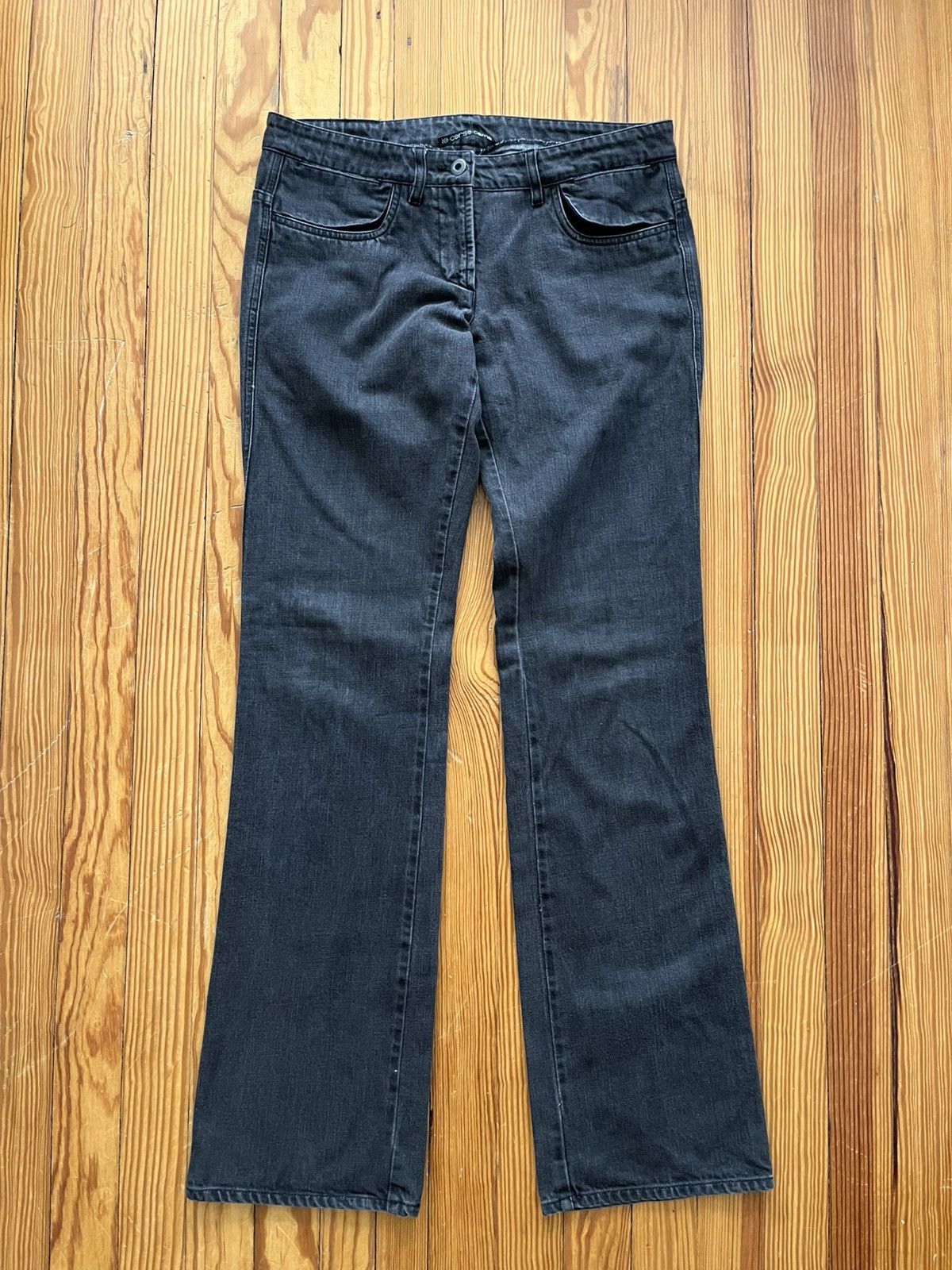 Maison Margiela Archive Maison Margiela 6 Flared Denim Pants Gray Size US 32 / EU 48 - 1 Thumbnail