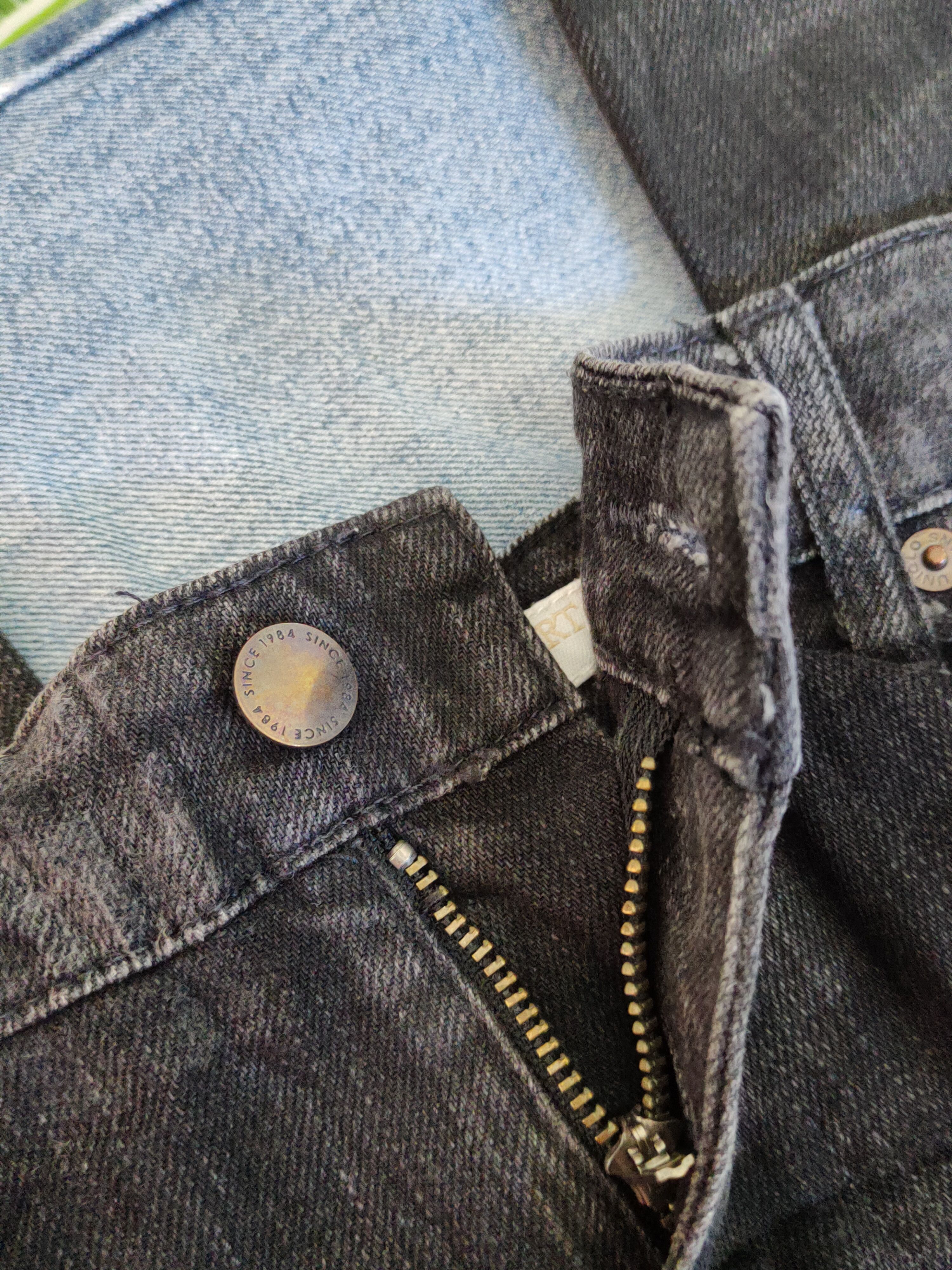 Japanese Brand Uniqlo Blue Faded Distressed Ripped Jeans #S1701 Size US 33 - 13 Thumbnail