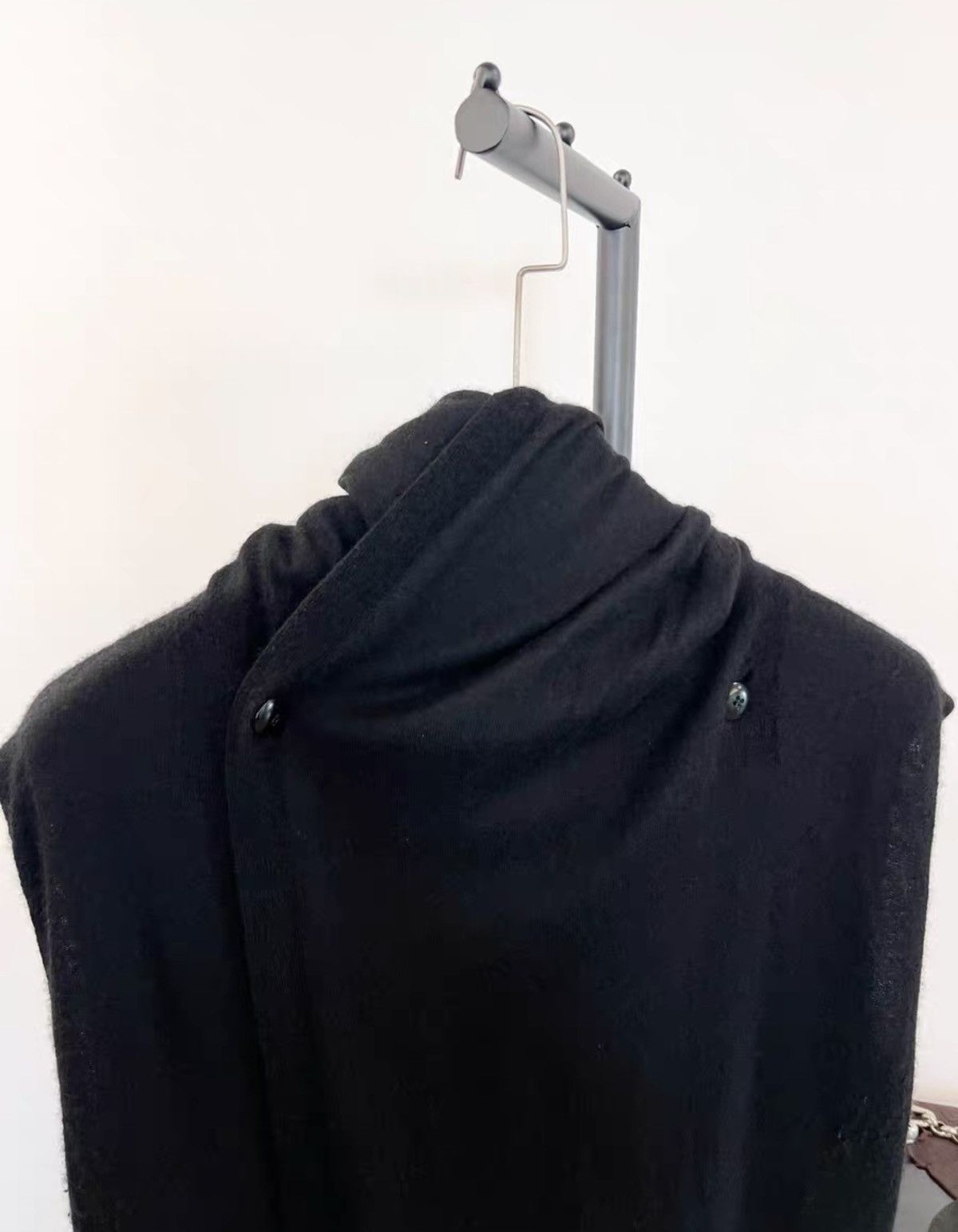 Rick Owens Rick Owens Mid-Length Knit Cashmere Hooded Vest Size US L / EU 52-54 / 3 - 3 Thumbnail