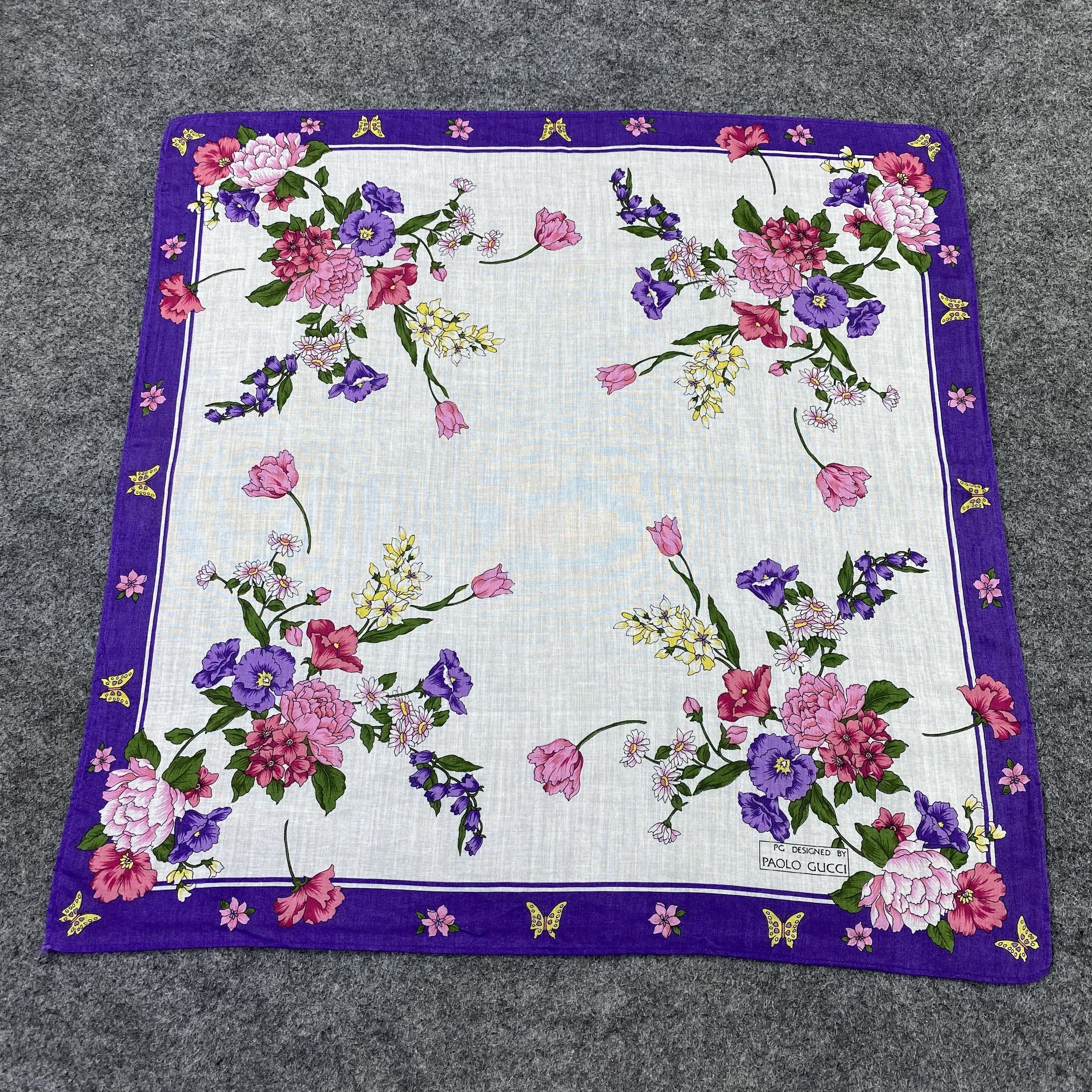 Paolo Gucci Paolo Gucci Handkerchief / Bandana / Neckerchief-B1552 Size ONE SIZE - 3 Thumbnail
