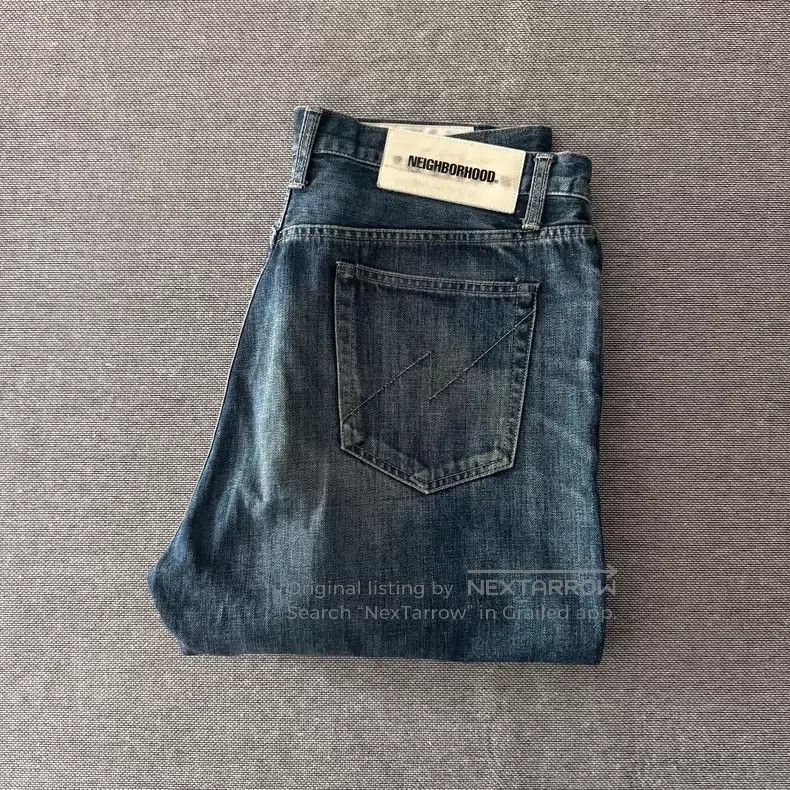 Neighborhood Neighborhood size L Basic Washed Denim Jeans Size US 27 - 1 Thumbnail