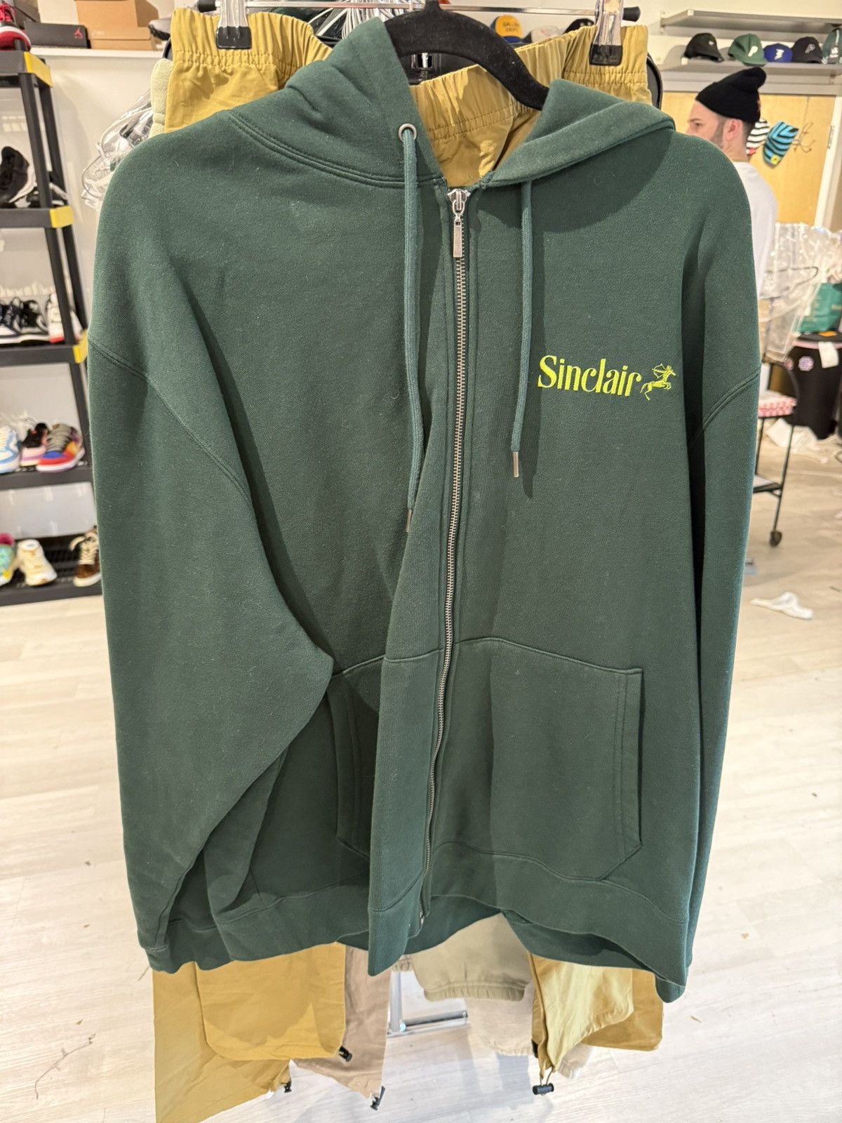 Sinclair Global Sinclair Zip Up Hoodie Green Size US XL / EU 56 / 4 - 1 Thumbnail