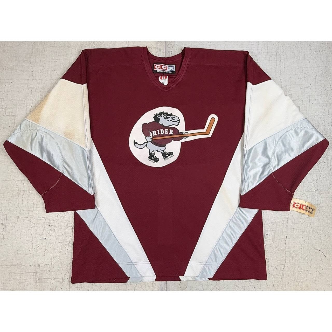 Ccm Vintage CCM Rider Broncs Hockey Jersey NWT Size 54 Size US L / EU 52-54 / 3 - 1 Thumbnail
