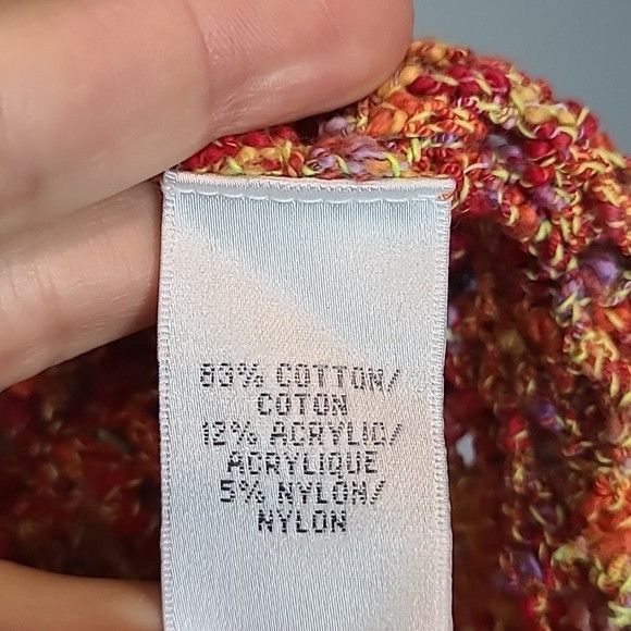 Vintage Cynthia Steffe Knit Art to Wear Cardigan Beaded Rainbow Gran Size XL / US 12-14 / IT 48-50 - 6 Thumbnail