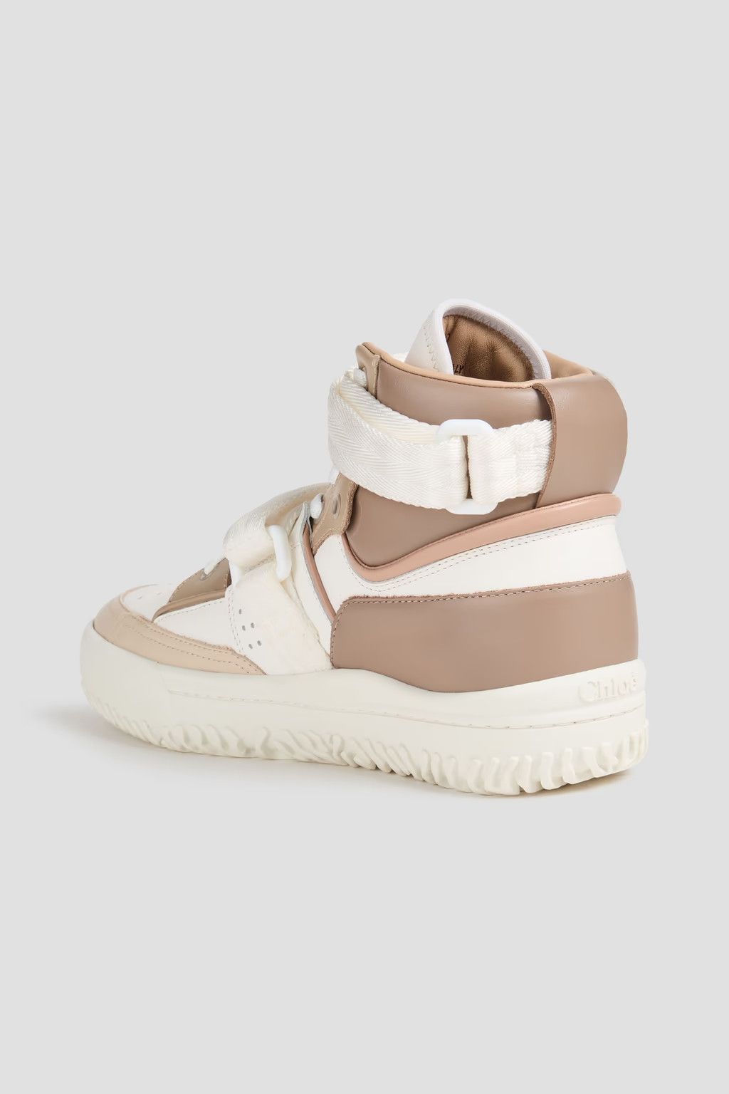 Chloe o1y0825 Leather Hi-Top Sneakers in Multicolor Size US 6 / IT 36 - 2 Thumbnail
