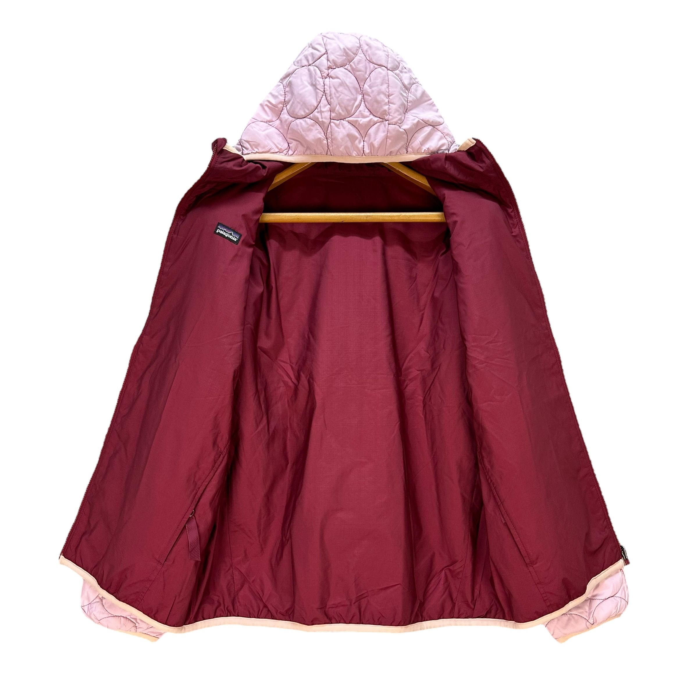 Patagonia PATAGONIA Pink Red Reversible Hooded Jacket #A76-1835 Size US M / EU 48-50 / 2 - 8 Thumbnail