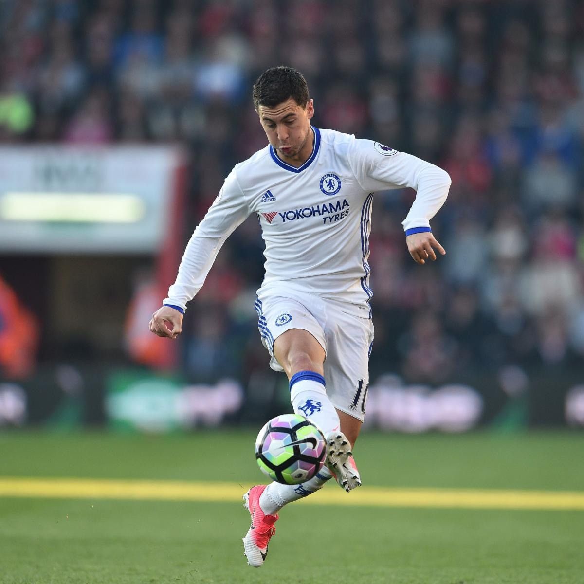 Vintage CHELSEA ADIDAS 2016/2017 FOOTBALL THIRD JERSEY #10 HAZARD Size US M / EU 48-50 / 2 - 12 Thumbnail