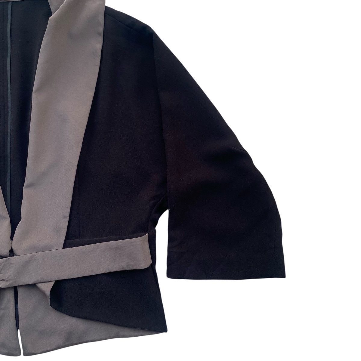 Hiroko Koshino Homme Hiroko Koshino Sculptural Belted Kimono Wrap Jacket Size S / US 4 / IT 40 - 10 Thumbnail