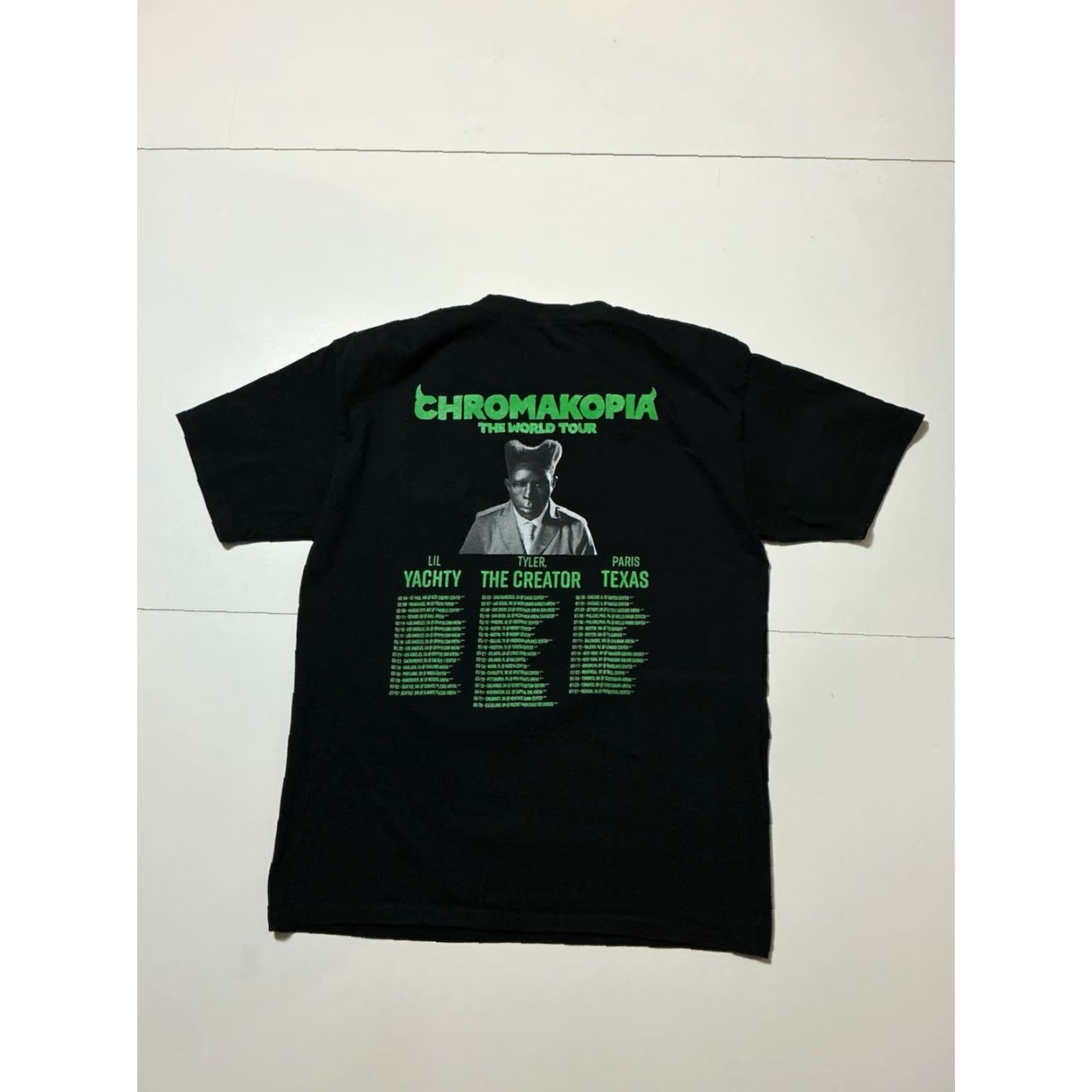 Vintage Tyler The Creator Chromakopia World Tour Lil Yachty Graphic Black T-Shirt L Mens Pro Dada Size L Size US L / EU 52-54 / 3 - 2 Thumbnail