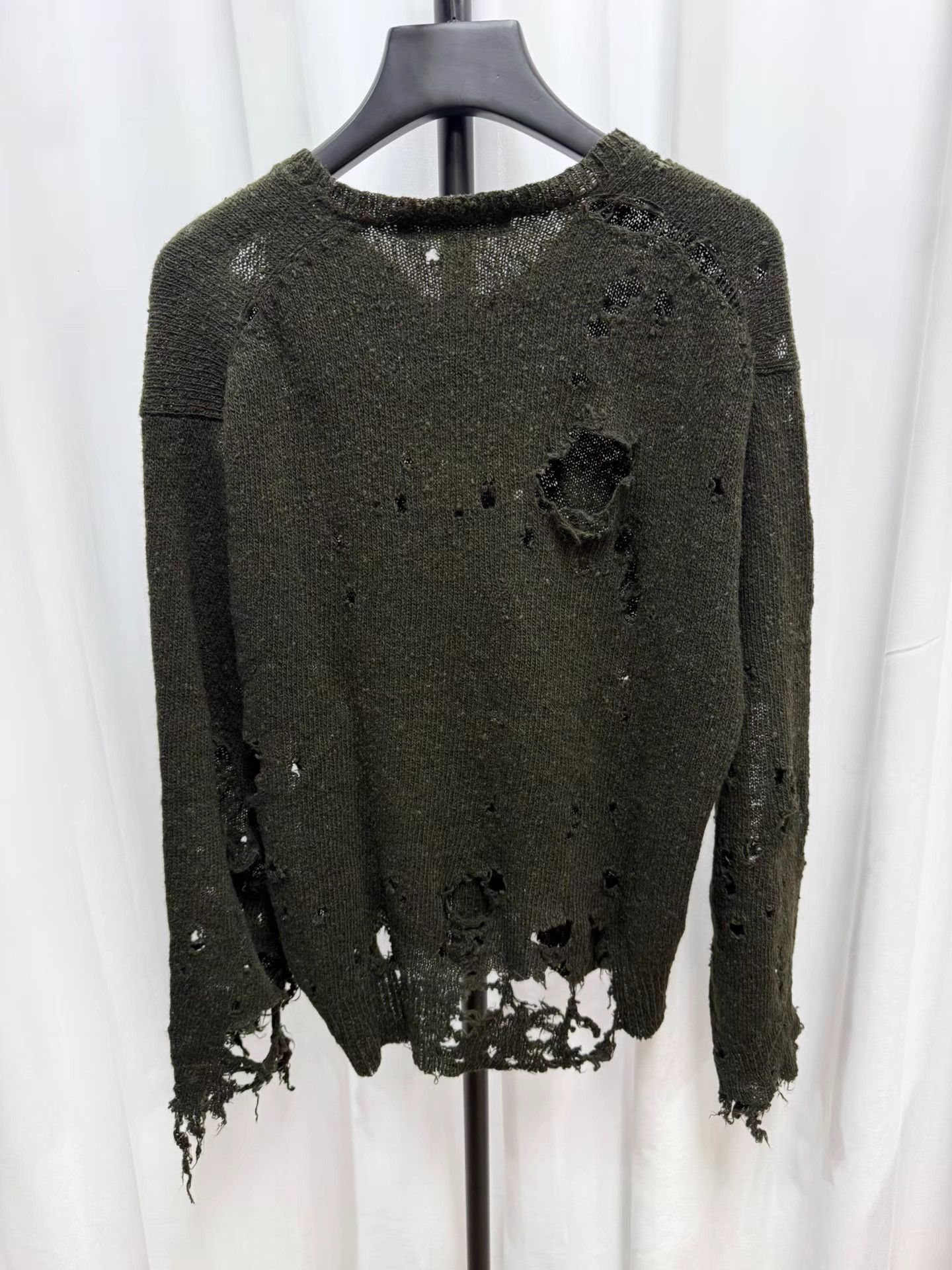 Comme des Garcons Homme Comme des Garçons Homme 90s Ripped Knit K20 Size US XL / EU 56 / 4 - 5 Thumbnail