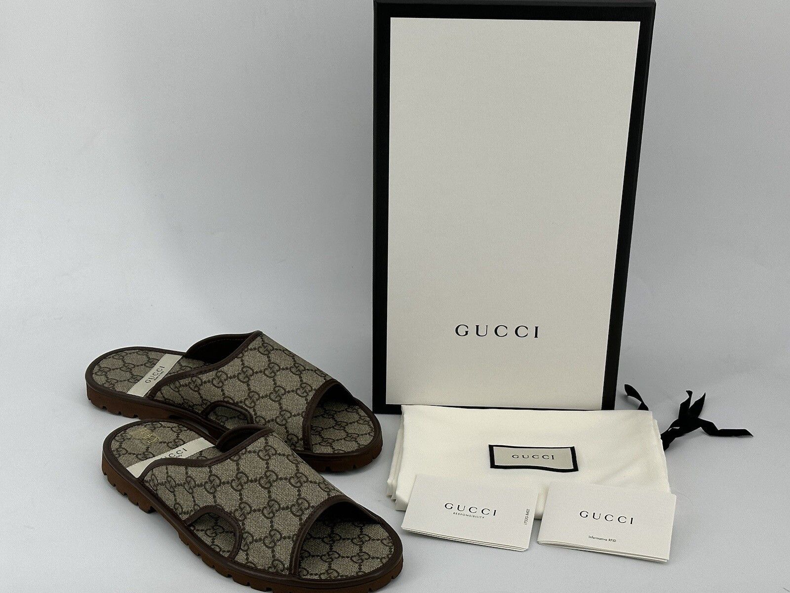 Gucci Size-EU-41,5/UK-7,5/US-8,5 New Gucci Men's Sandalen Size US 8.5 / EU 41-42 - 2 Thumbnail