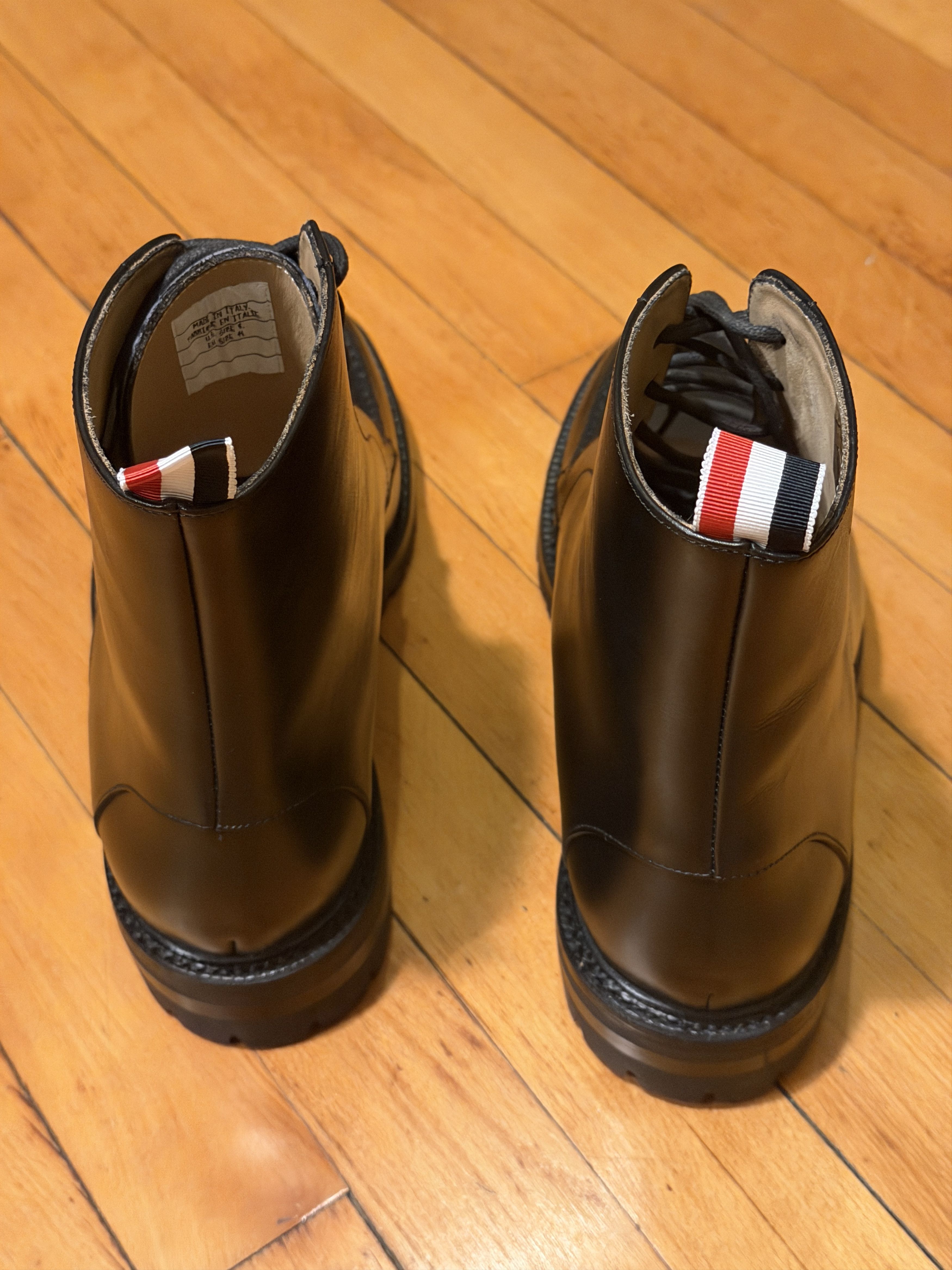 Thom Browne Box Calf Commando Sole Appon Stitch Boot Size US 8 / EU 41 - 5 Thumbnail