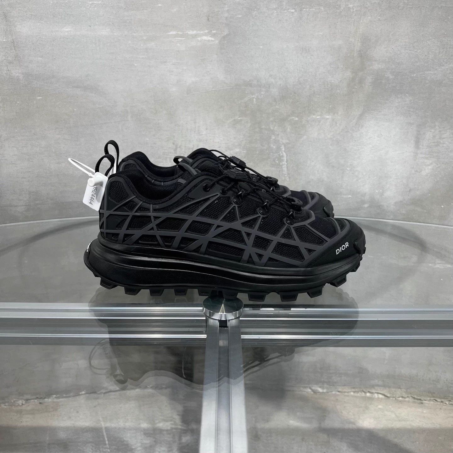 Dior Dior B31 Cannage Black Sneakers Size 38 Size US 7 / IT 37 - 4 Thumbnail