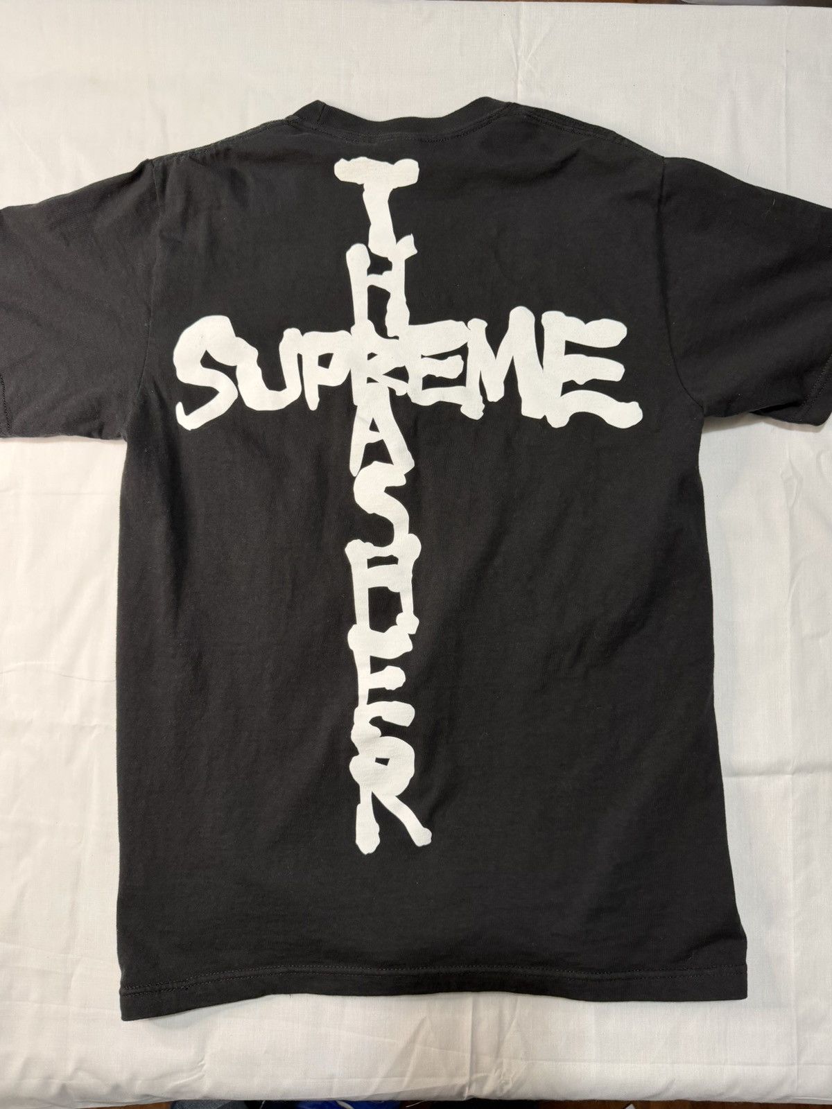 Supreme × Thrasher Supreme x Thrasher Cross Tee Black Size Small Excellent Cons Size US S / EU 44-46 / 1 - 3 Thumbnail