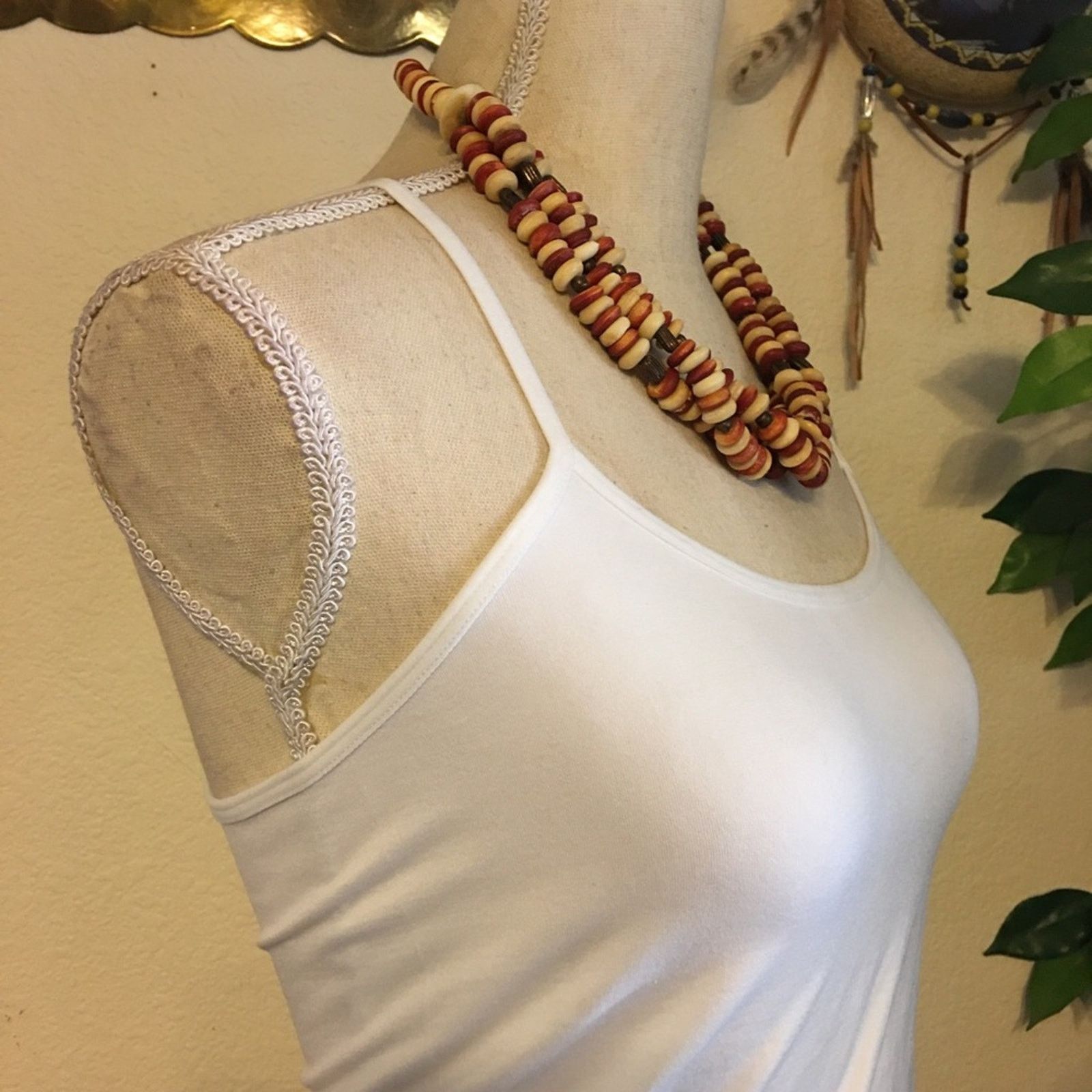 Vintage Vintage multi strand tribal look necklace Size ONE SIZE - 2 Thumbnail