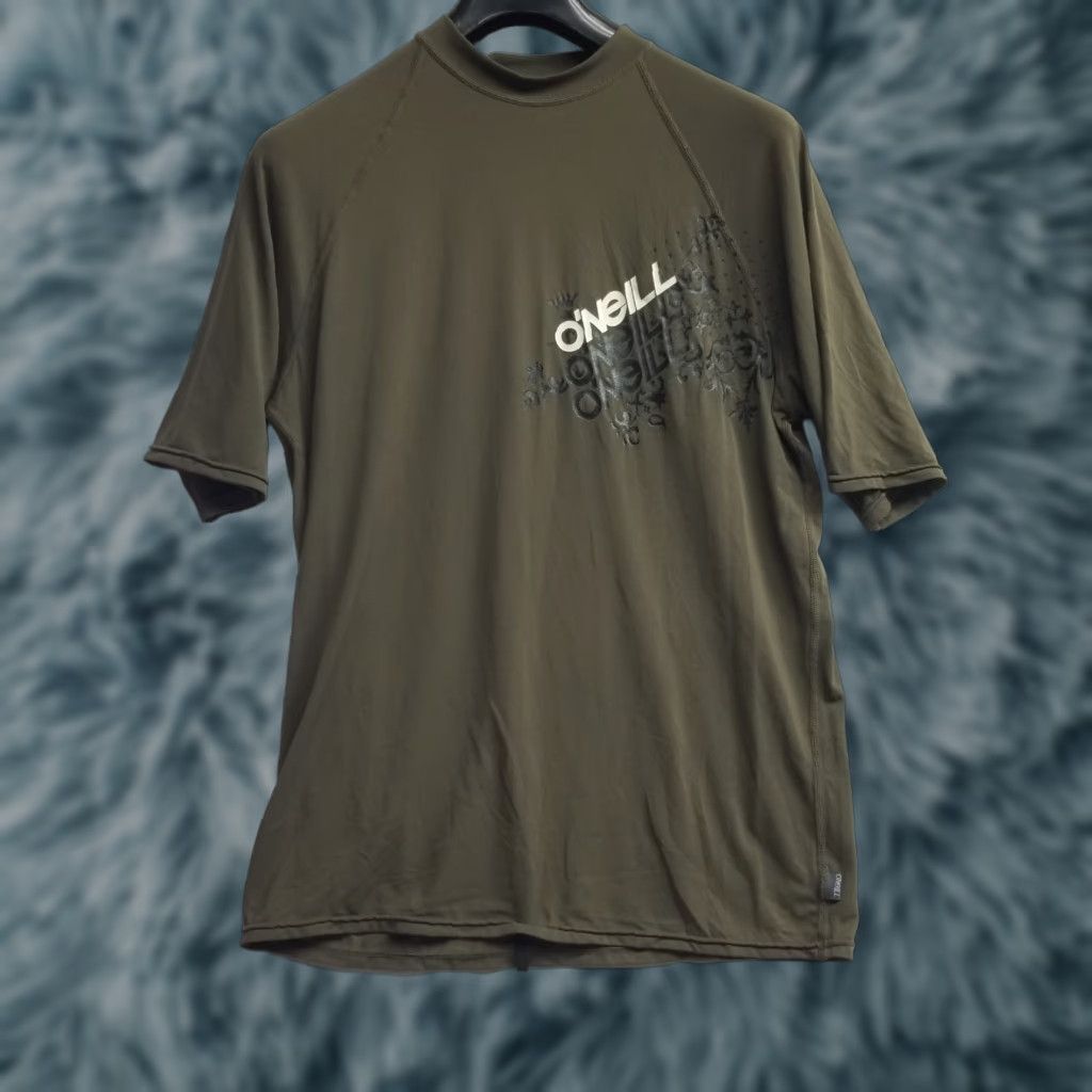 O'Neill O'Neill Shirt Mens Large Brown Stretch Blend Crew Neck Short Sleeve T-Shirt Regular Knit Logo Button Brown Size US L / EU 52-54 / 3 - 1 Thumbnail