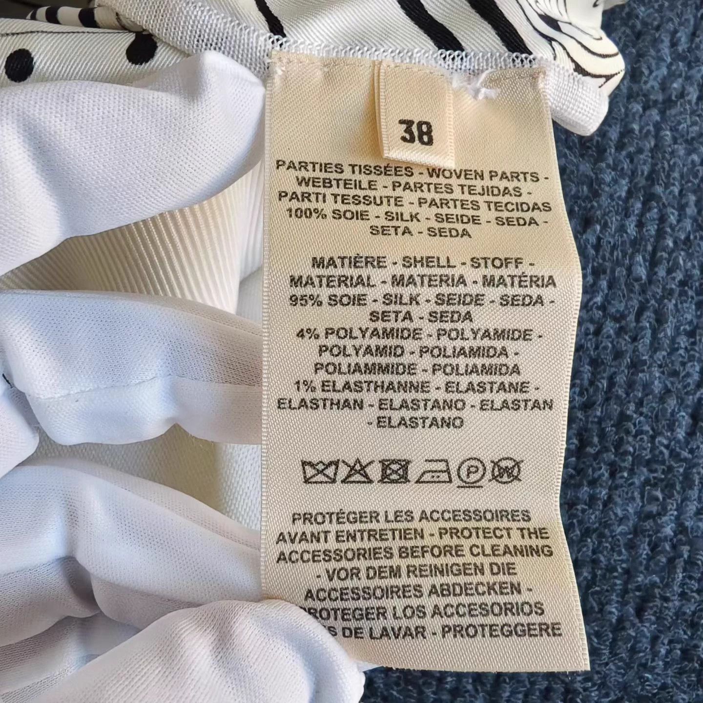 Hermes Hermes B&W Zodiac Colorblock Baseball Jacket Size S / US 4 / IT 40 - 4 Thumbnail