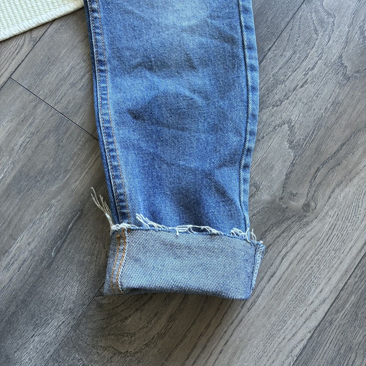 RE/DONE RE/DONE Originals Distressed High Rise Ankle Crop Jeans Size 27" / US 4 / IT 40 - 3 Thumbnail