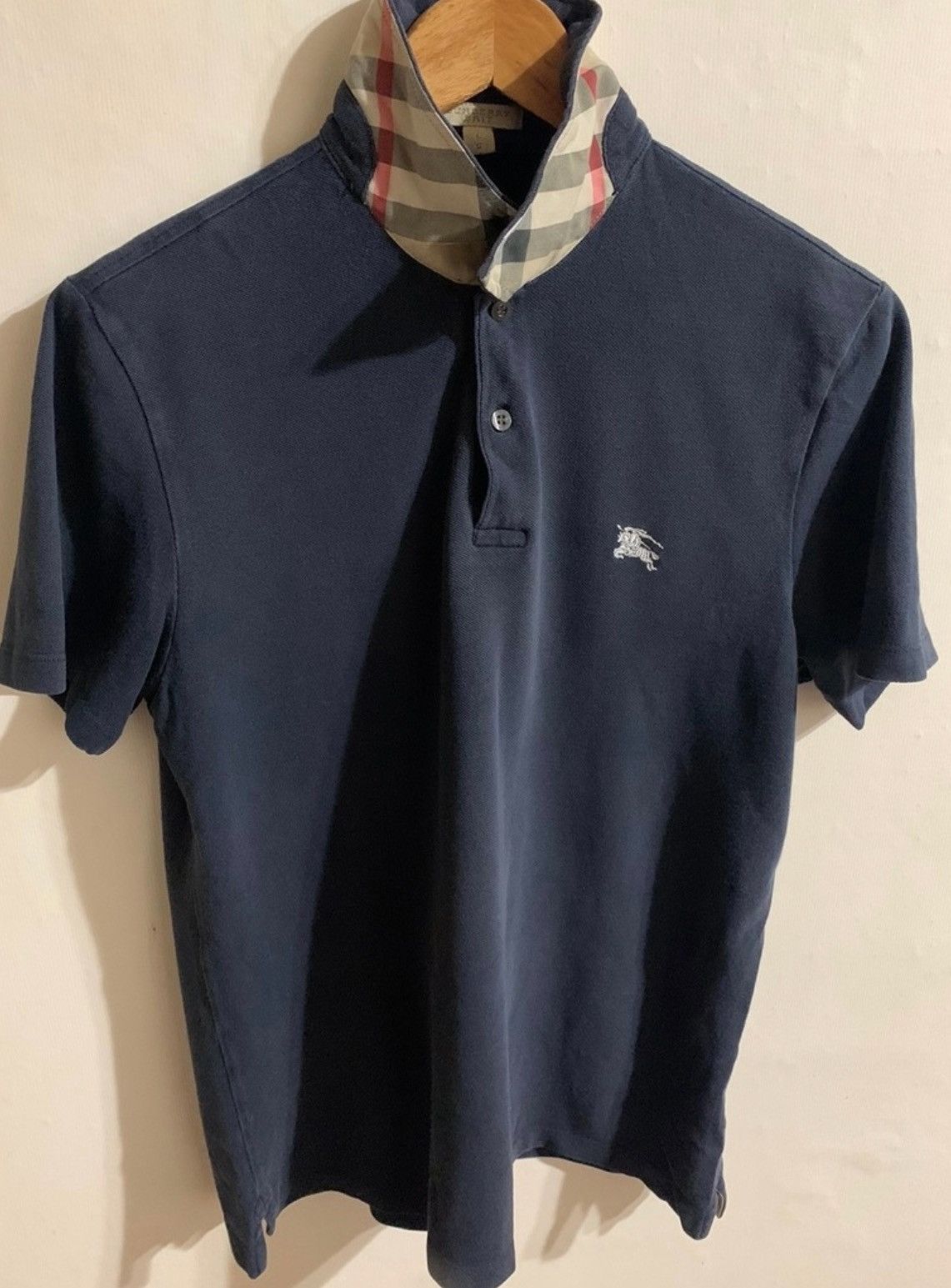Burberry Burberry polo size L dark blue Size US L / EU 52-54 / 3 - 1 Thumbnail