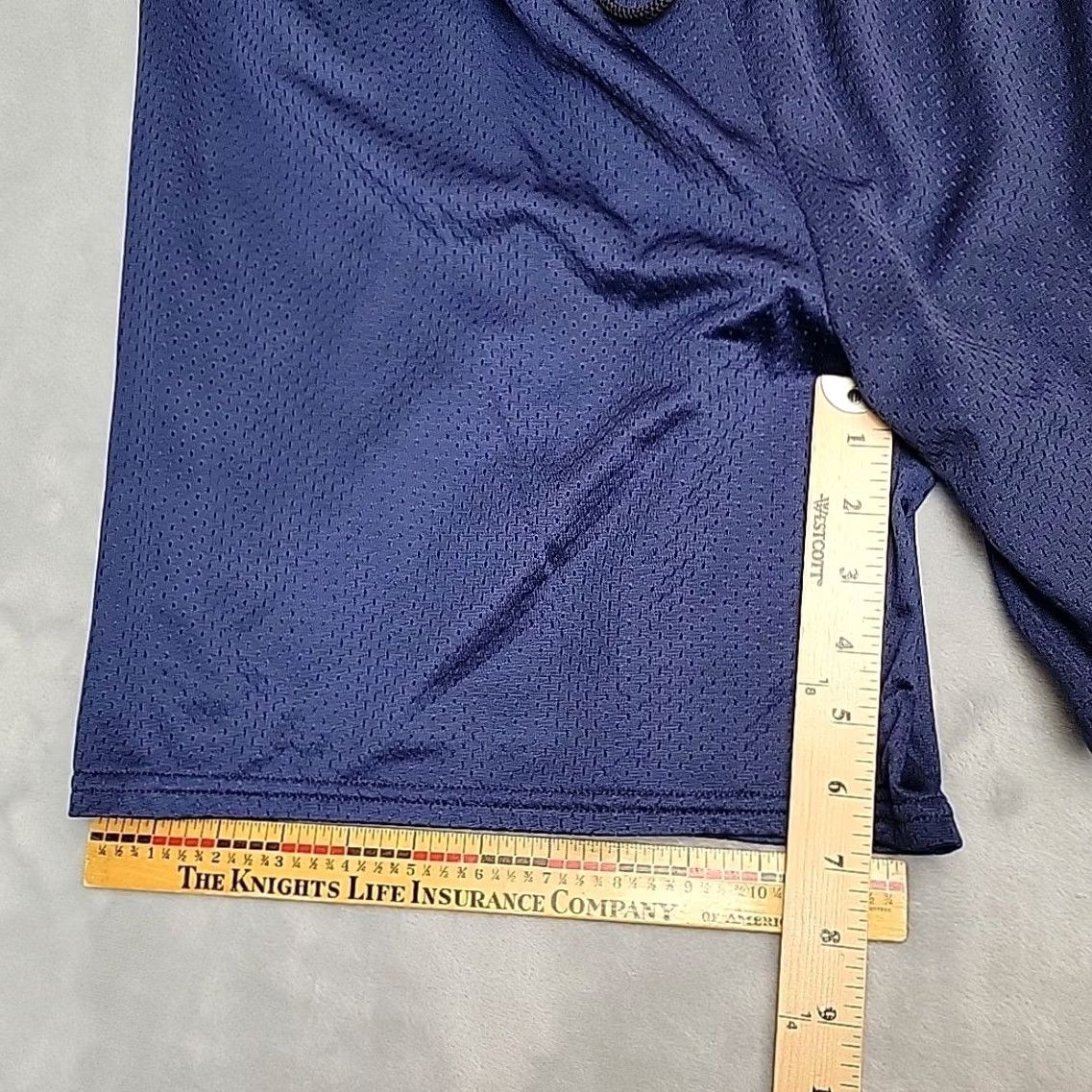 Nike VINTAGE Nike Shorts Mens XL Blue Training Running Drawstring Elastic Waist Retro Y2K Size US 36 / EU 52 - 7 Thumbnail