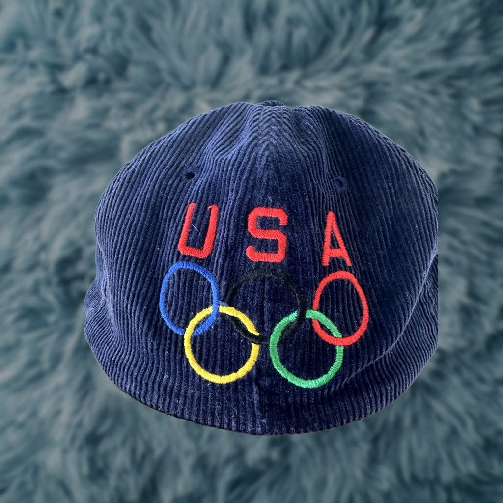 Starter VINTAGE Starter USA Corduroy Blue Strapback Hat Adjustable Men 90s Very Clean Size ONE SIZE - 1 Thumbnail