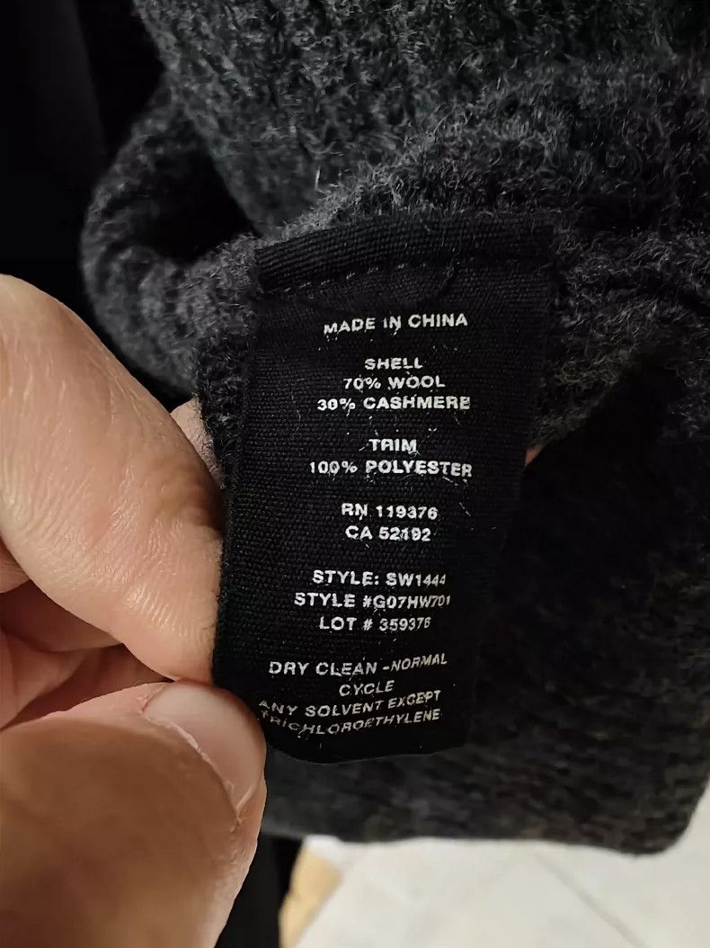 Helmut Lang HELMUT LANG Dark grey cardigan Size XS / US 0-2 / IT 36-38 - 4 Thumbnail