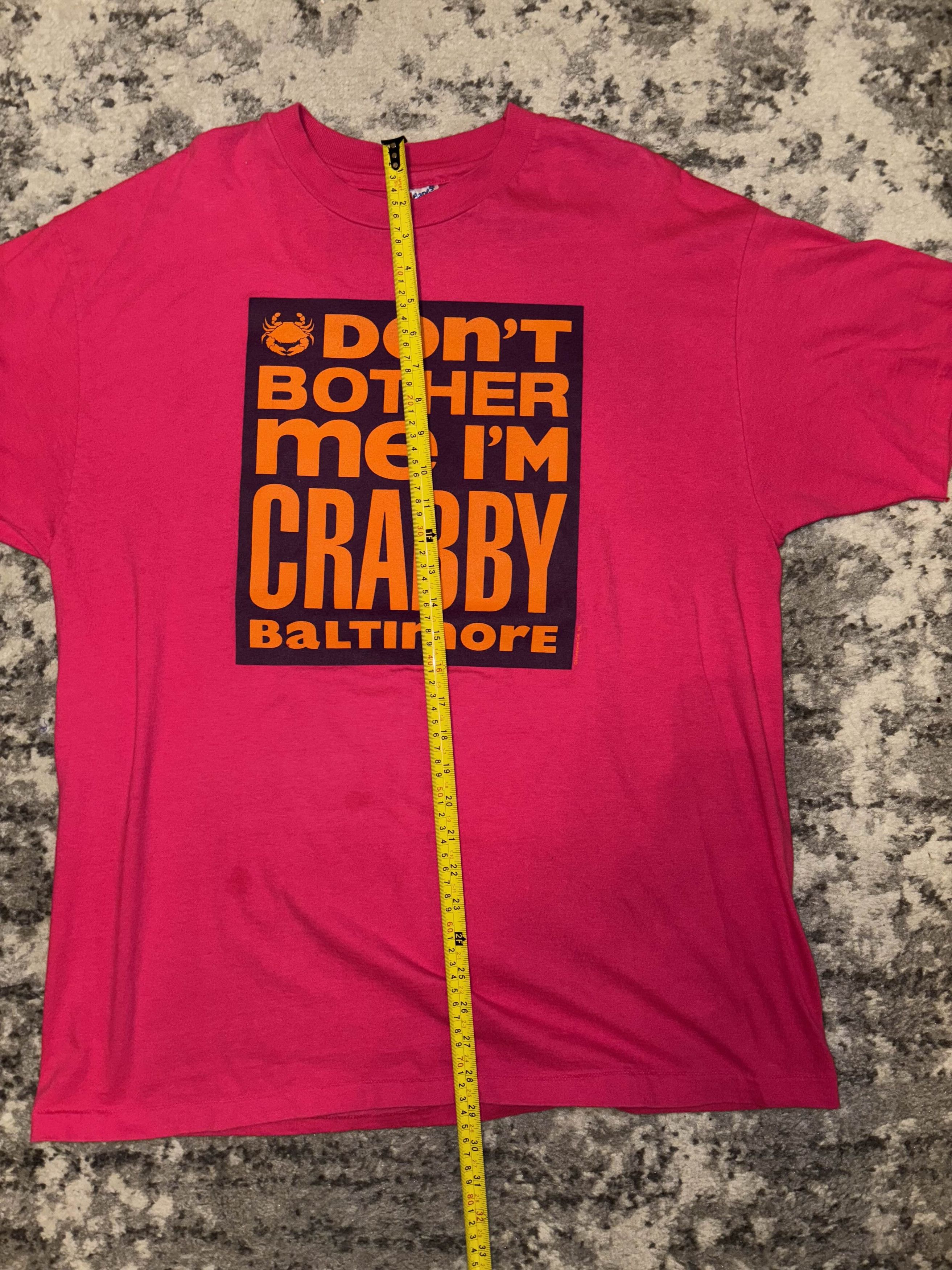 Vintage Vintage 90s Don't Bother Me I'm Crabby Shirt Size US XL / EU 56 / 4 - 5 Thumbnail
