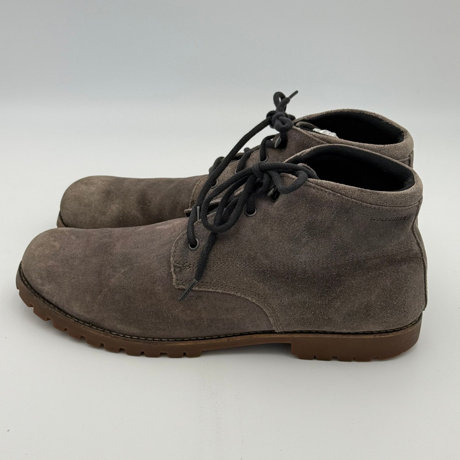 Wolverine Wolverine Men's Gray Suede Chukka Boots Size 11.5 Size US 11.5 / EU 44-45 - 4 Thumbnail