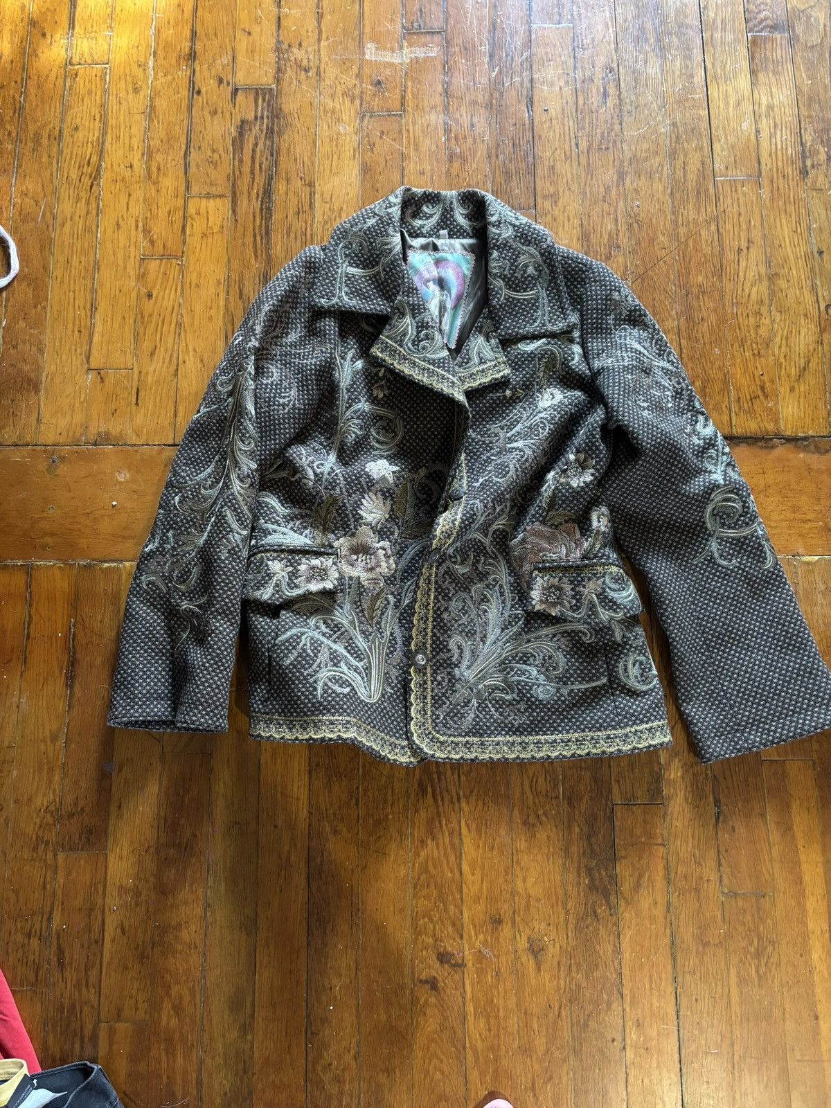 Johnny Was Vintage Biya by Johnny Was Embroidered Floral Bohemian Jacke Size XL / US 12-14 / IT 48-50 - 1 Thumbnail