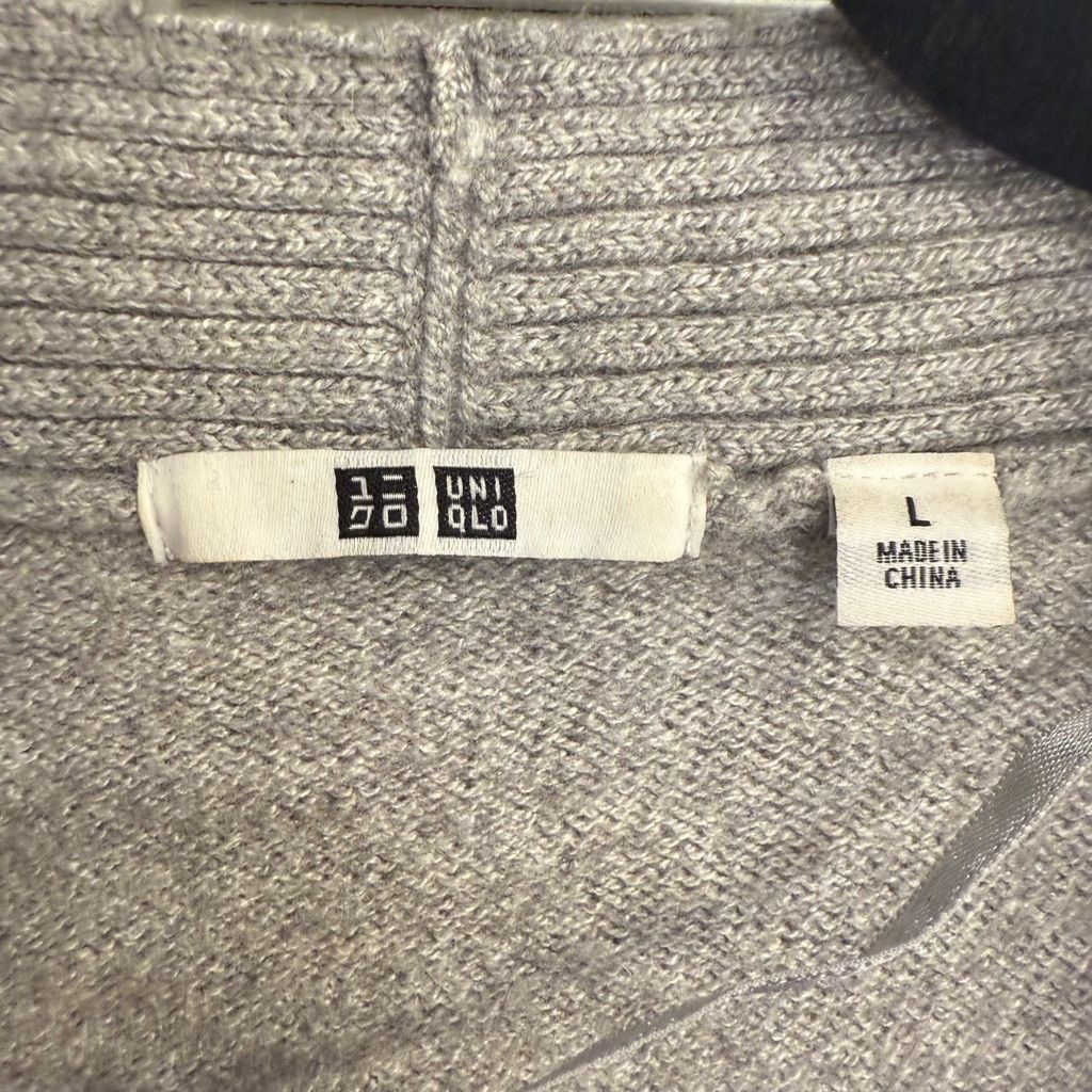 Uniqlo Women's Uniqlo Cardigan, Size L, Gray Size L / US 10 / IT 46 - 3 Thumbnail