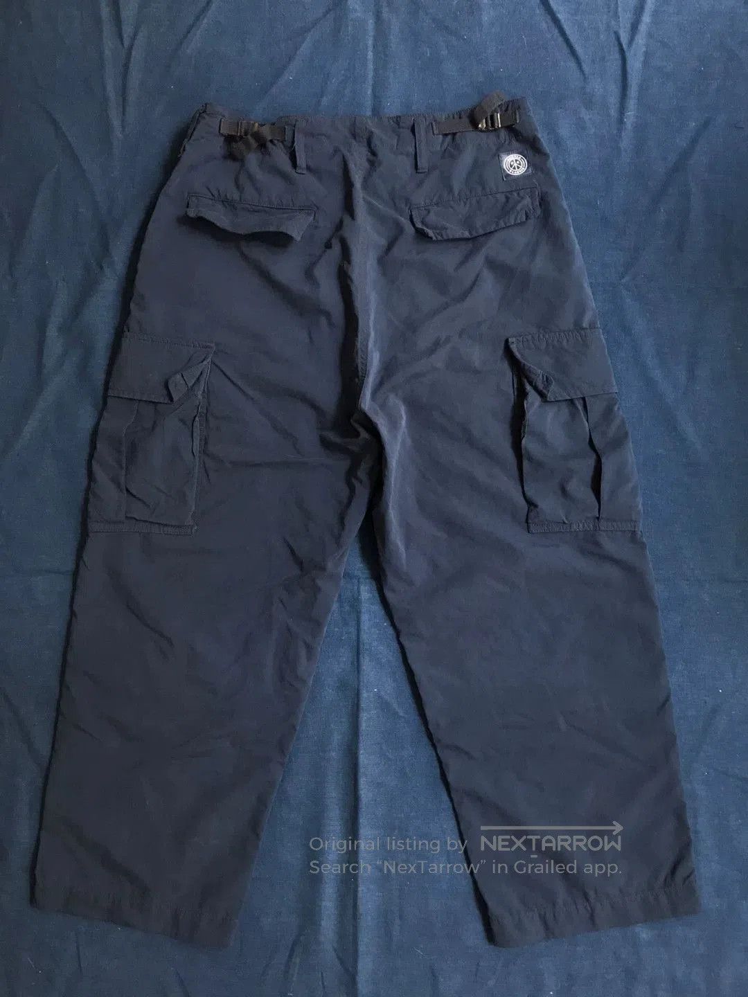 Porter Classic porter classic weather cargo pants in blue. Size US 34 / EU 50 - 2 Thumbnail