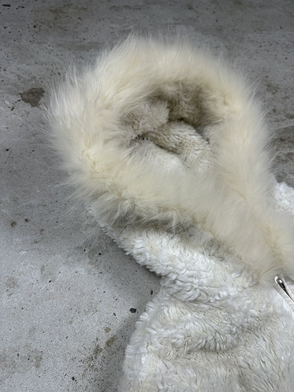 If Six Was Nine × Japanese Brand × Le Grande Bleu (L.G.B.) Vintage Y2K Faux Fur Beige Bomber Jacket Japanese Style Size US S / EU 44-46 / 1 - 9 Thumbnail