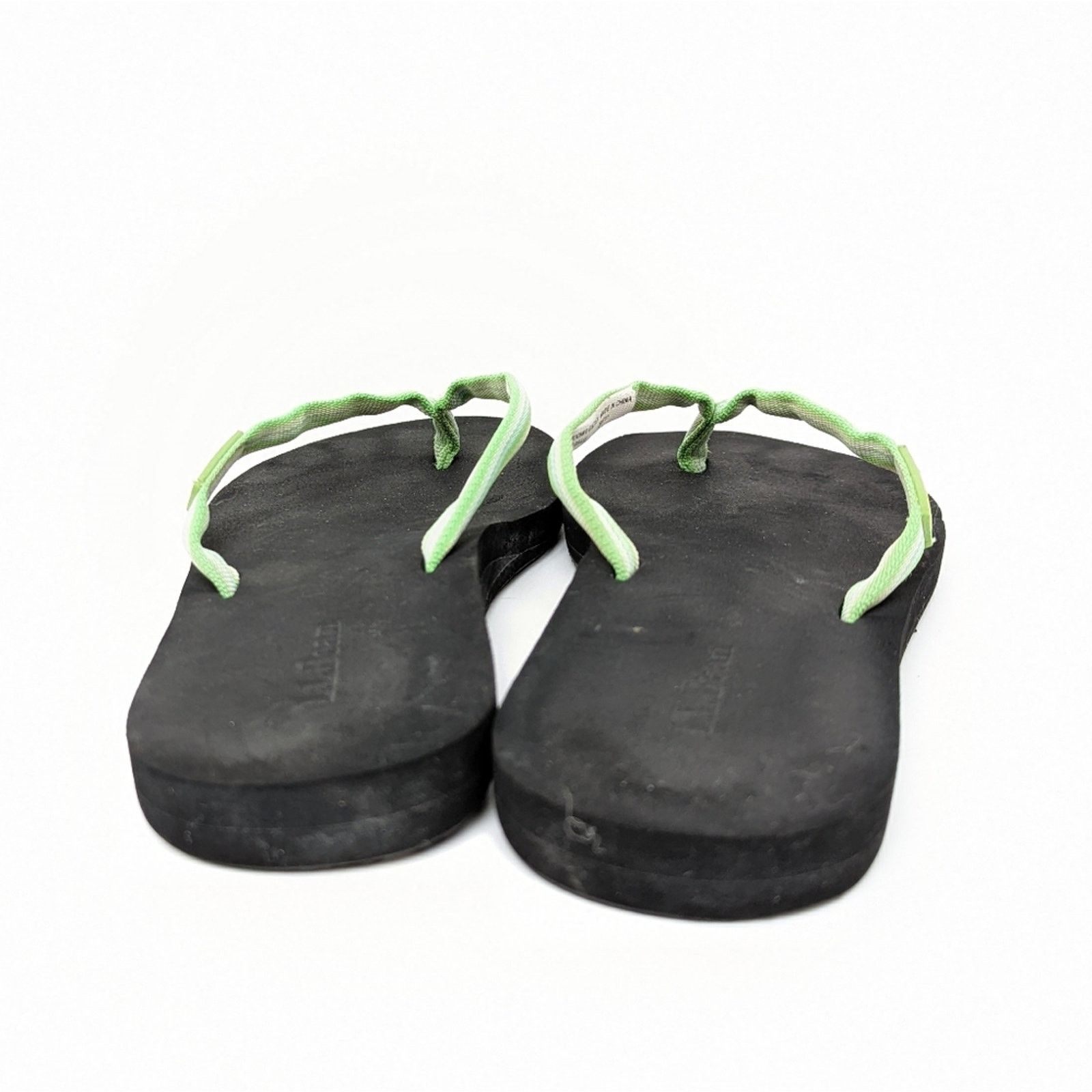 L.L. Bean L.L. Bean Neon Green Flip Flop Sandals - 6 Size US 6 / IT 36 - 3 Thumbnail