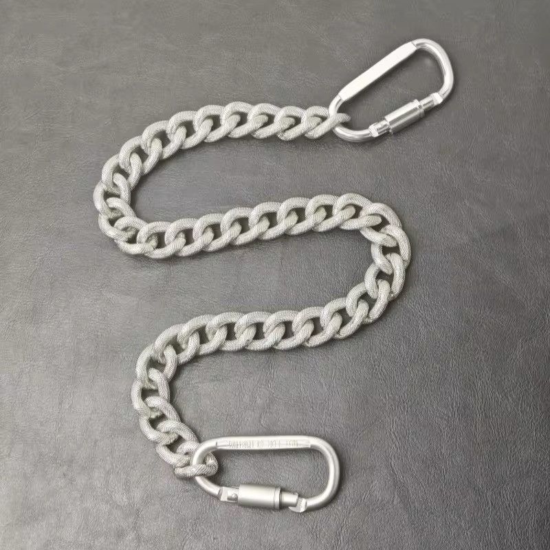 Vintage Retro Long Round Jeans Chain Size ONE SIZE - 3 Thumbnail