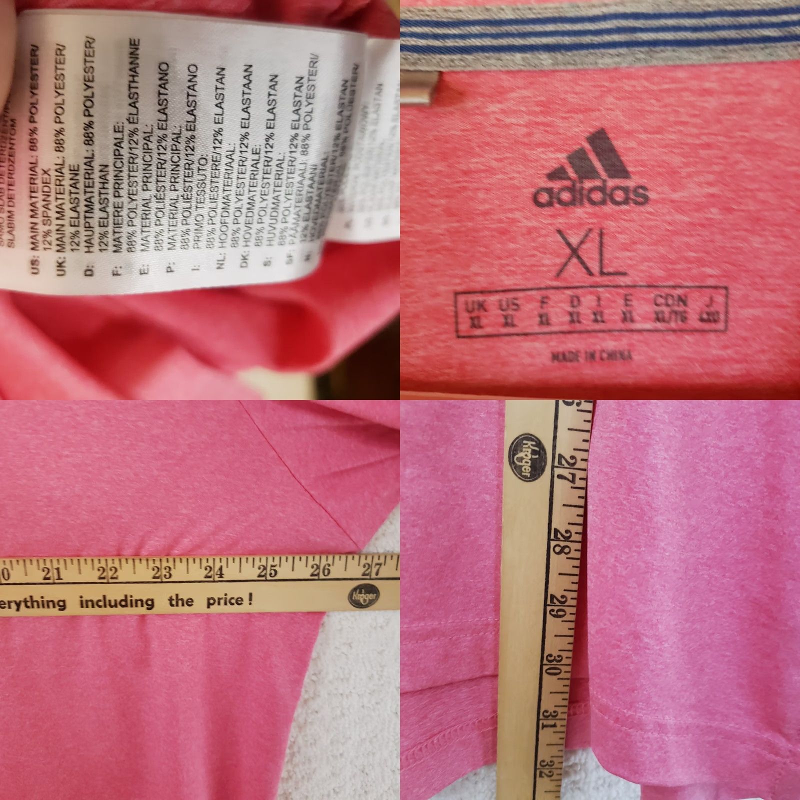 Adidas Adidas Legends Parris Island Golf Polo Shirt Mens XL Pink New Size US XL / EU 56 / 4 - 9 Thumbnail