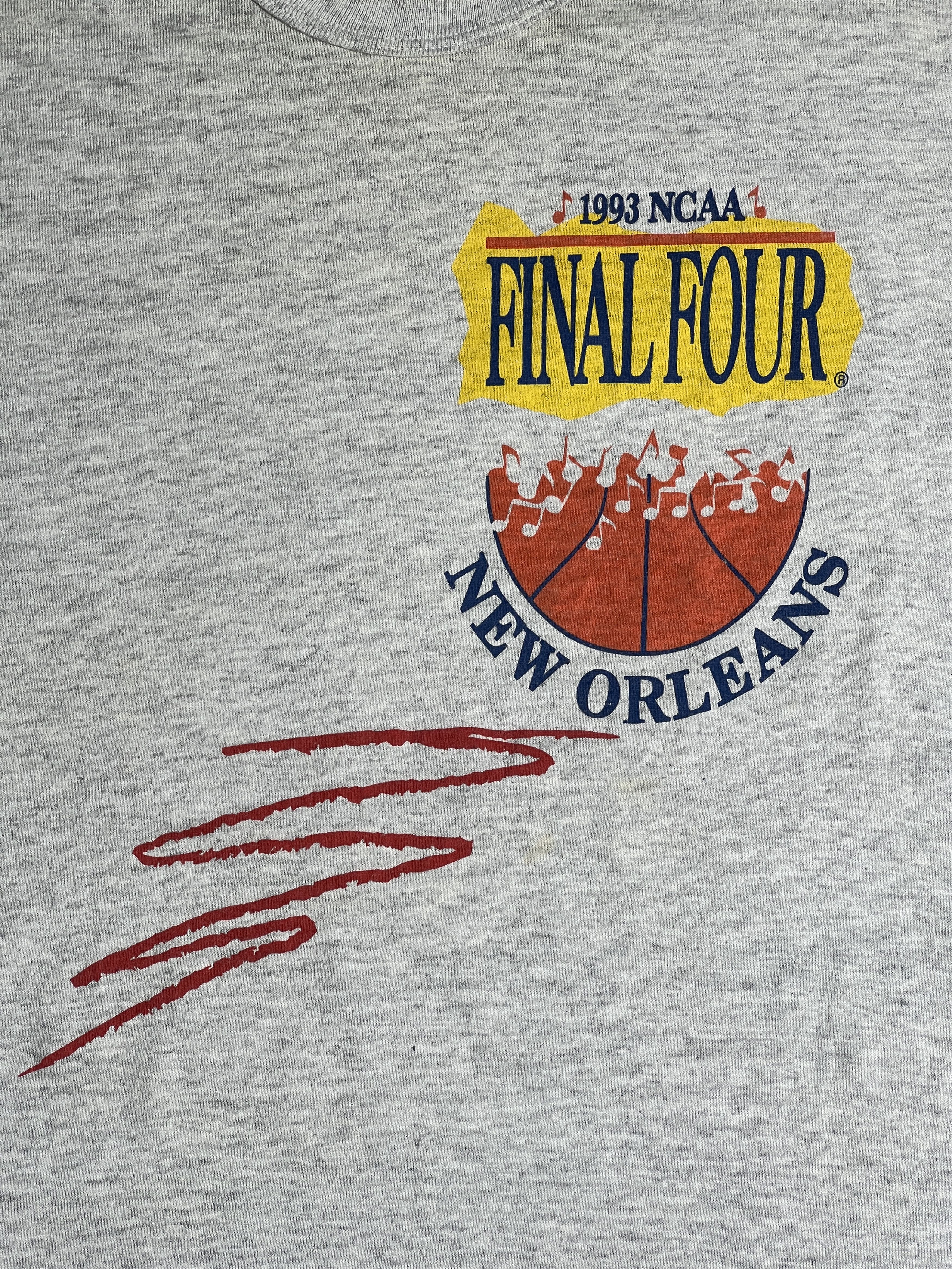 NCAA × Russell Athletic × Vintage Vtg 90s Russell x NCAA Final Four '93 Promo Tee (XL) GTME579 Size US XL / EU 56 / 4 - 2 Thumbnail