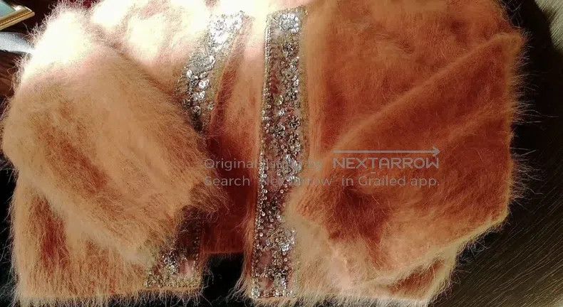 Valentino Valentino Orange sequin studded beaded cardigan Size L / US 10 / IT 46 - 6 Thumbnail