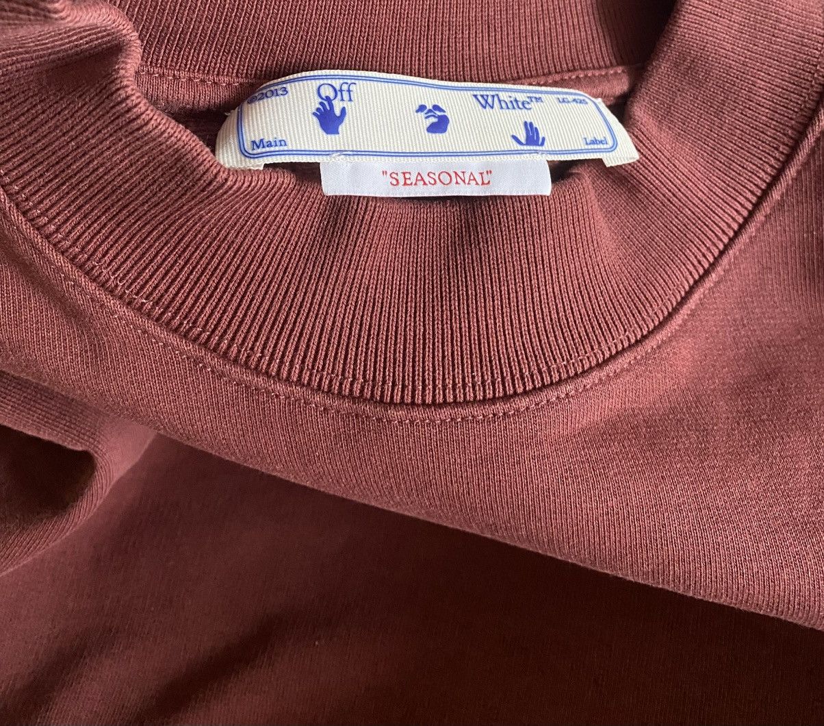 Off-White Off-White Thunder Crewneck Size XS Size US XS / EU 42 / 0 - 5 Thumbnail