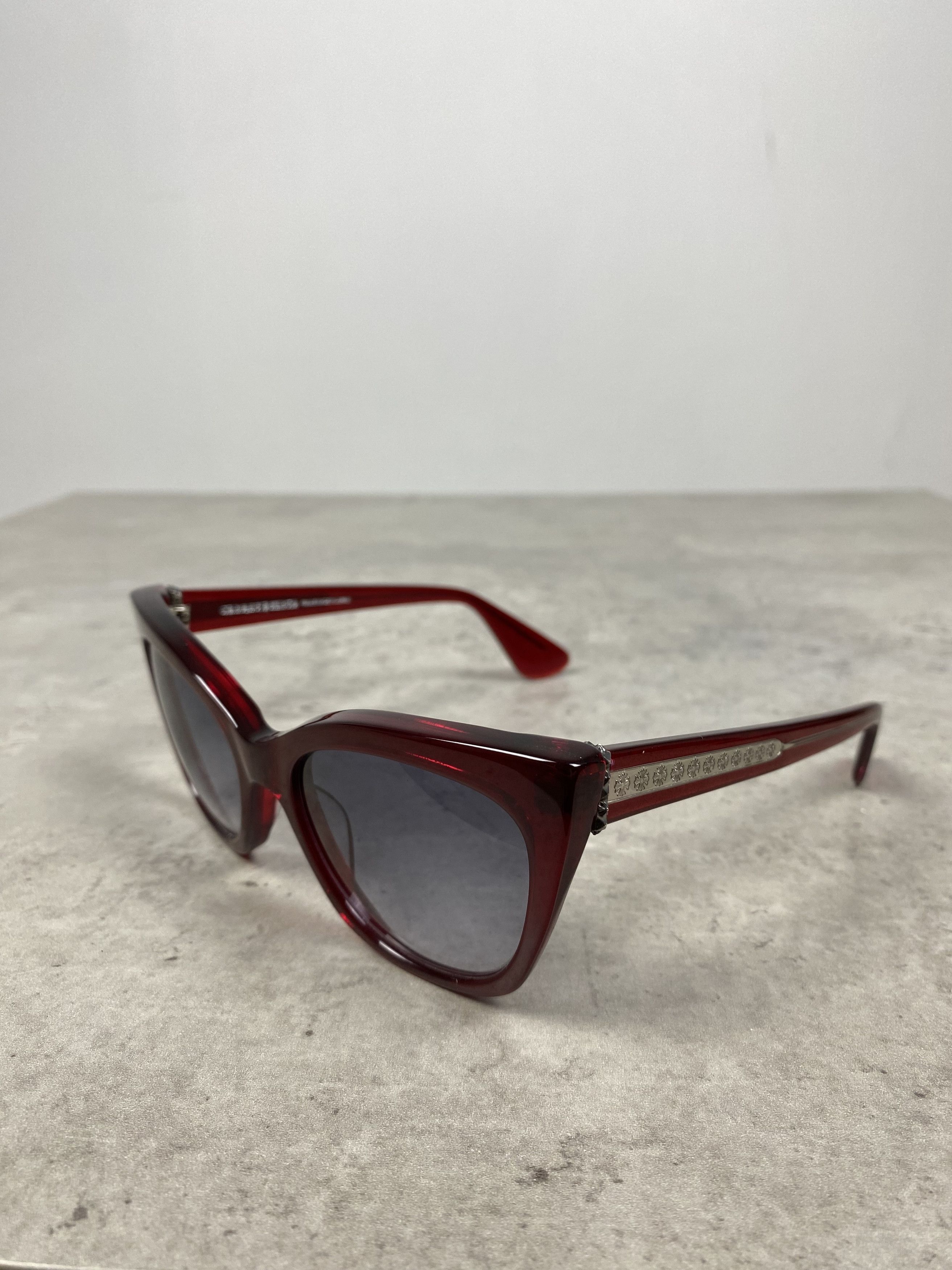 Chrome Hearts Chrome Hearts GLITTER GOO II RCRYS Sunglasses Red Size ONE SIZE - 1 Thumbnail