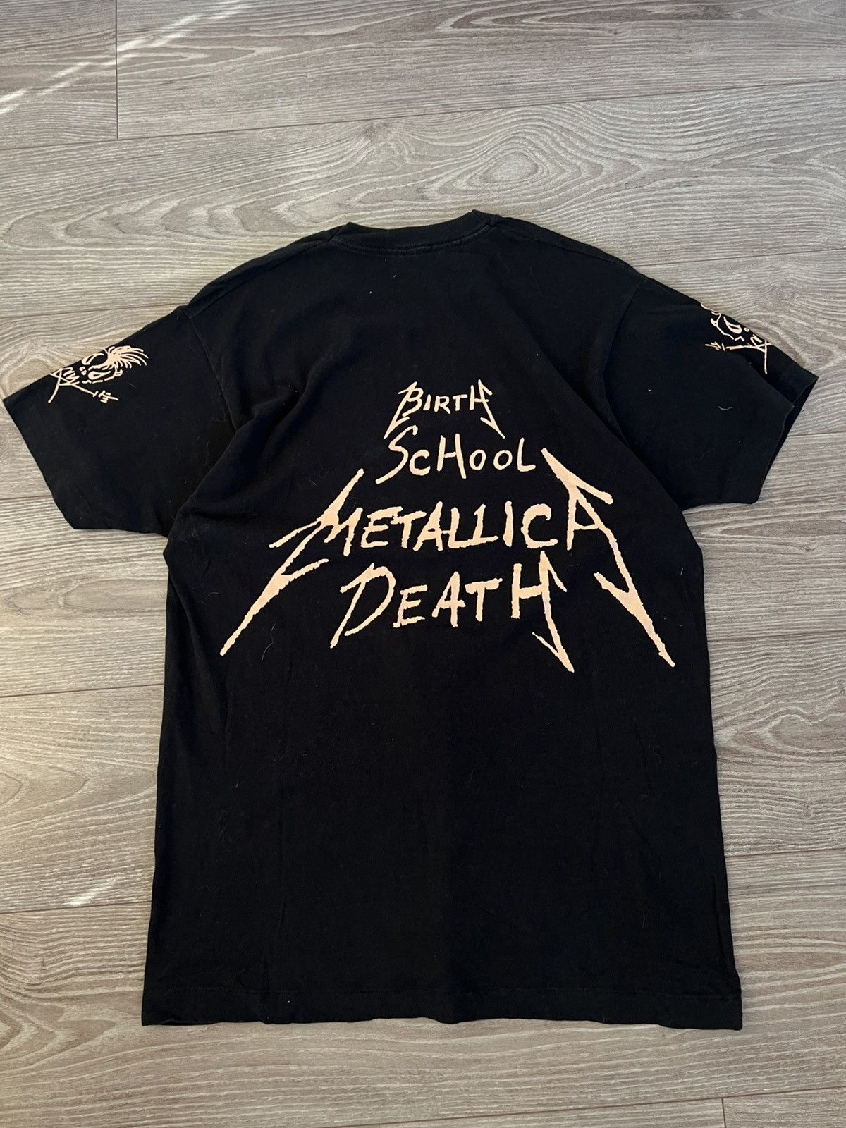 Band Tees ‼️1992 VINTAGE METALLICA Birth School Archival Band T-Shirt‼️ Size US L / EU 52-54 / 3 - 16 Thumbnail