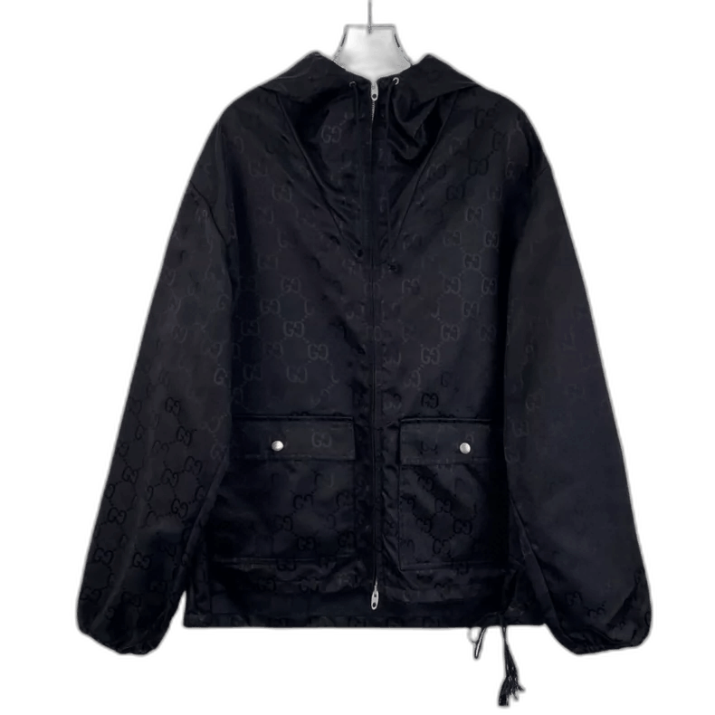 Gucci Gucci Black Logo ZipUp Hoodie Jacket-2505 Size US S / EU 44-46 / 1 - 1 Thumbnail